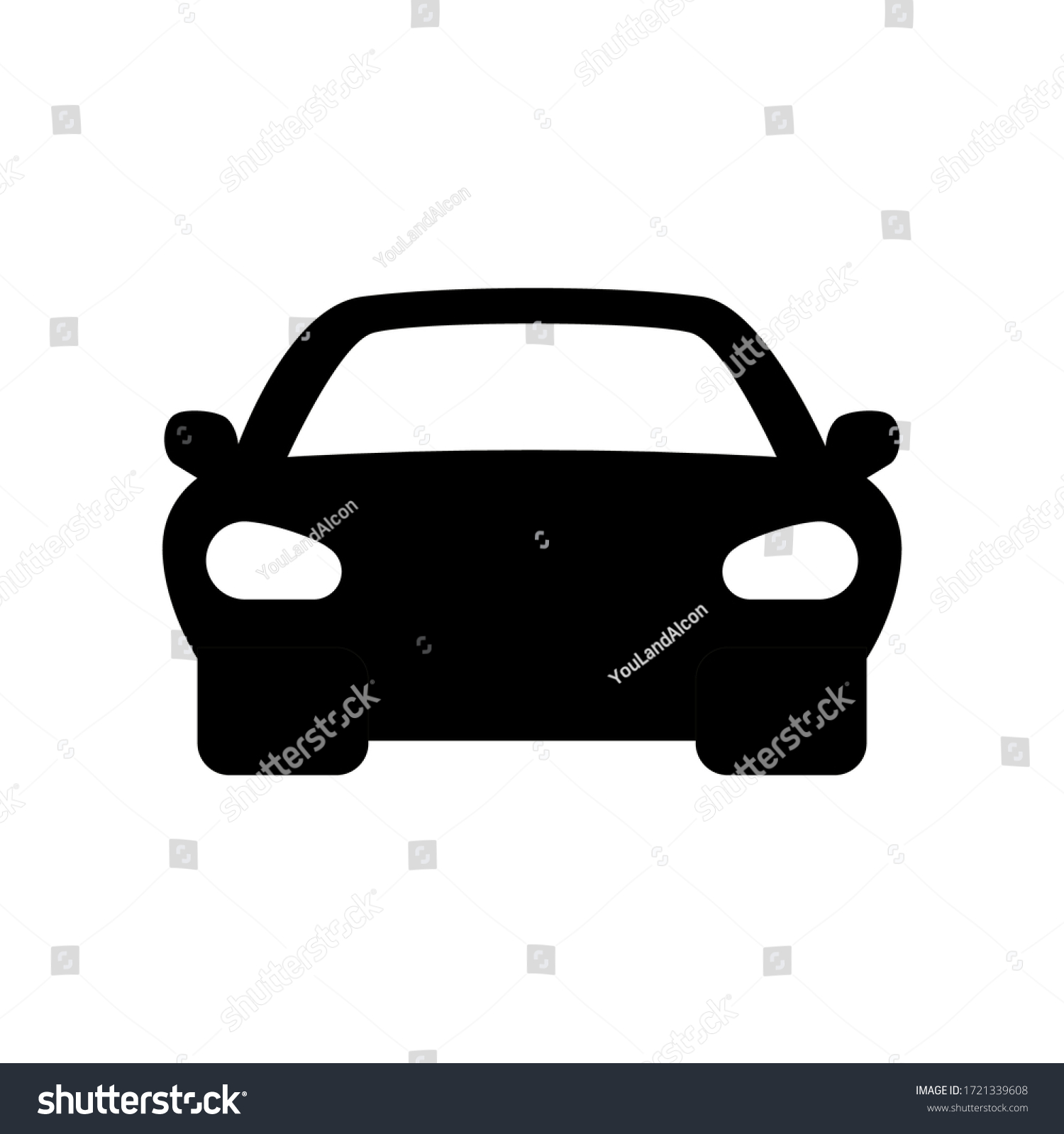 recommend clip art: car icon vector symbol on white background. eps10.