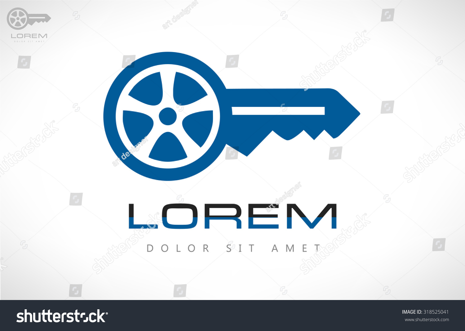 Car Key Logo Stock Vector 318525041 Shutterstock