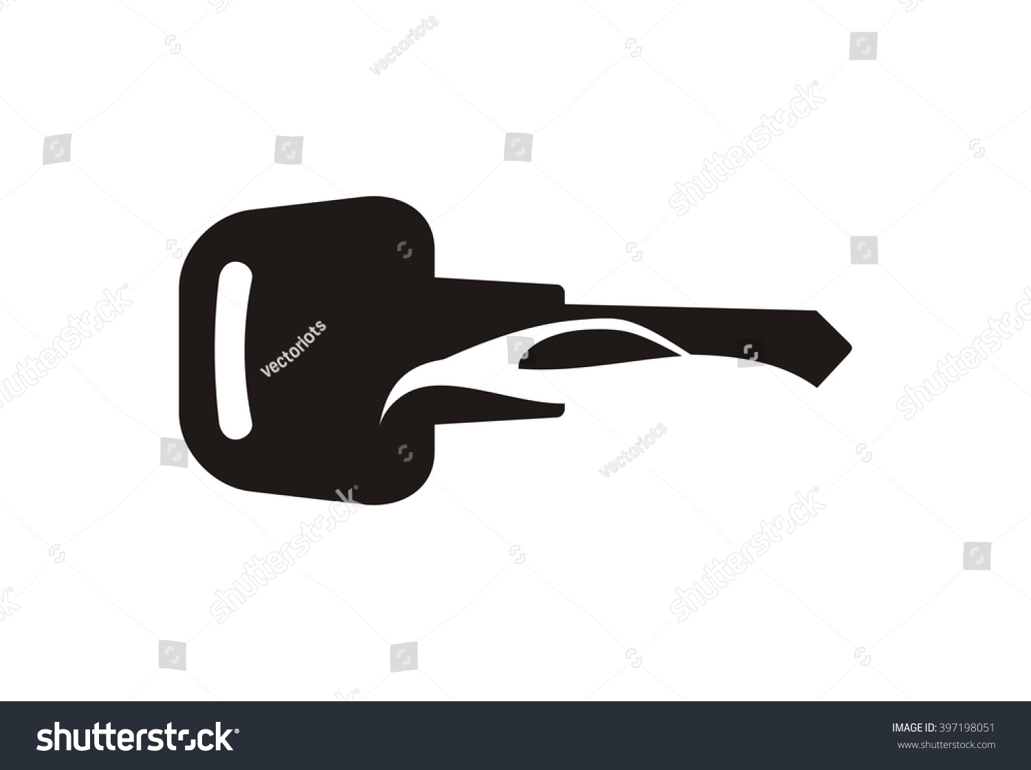 Car Key Logo Vector Stock Vector 397198051 - Shutterstock