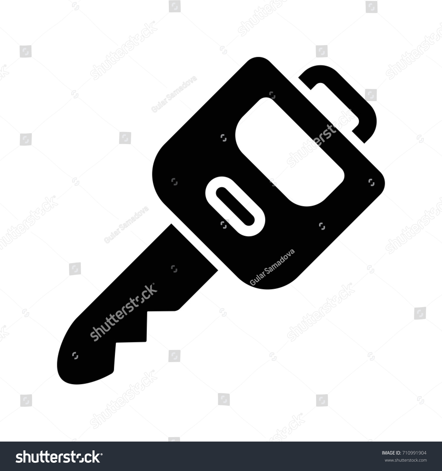 Car Key Symbol Icon Stock Vector (Royalty Free) 710991904 | Shutterstock