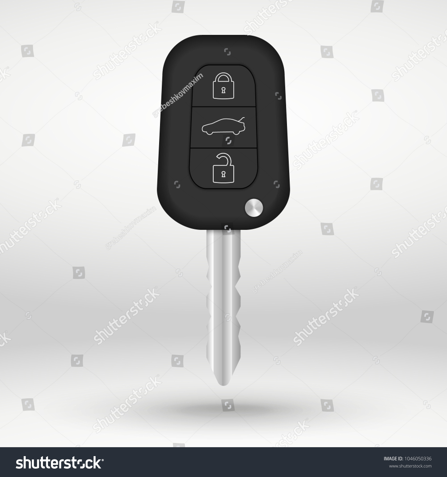 Car Key Vector Illustration Isolated Stock Vector (Royalty Free ...