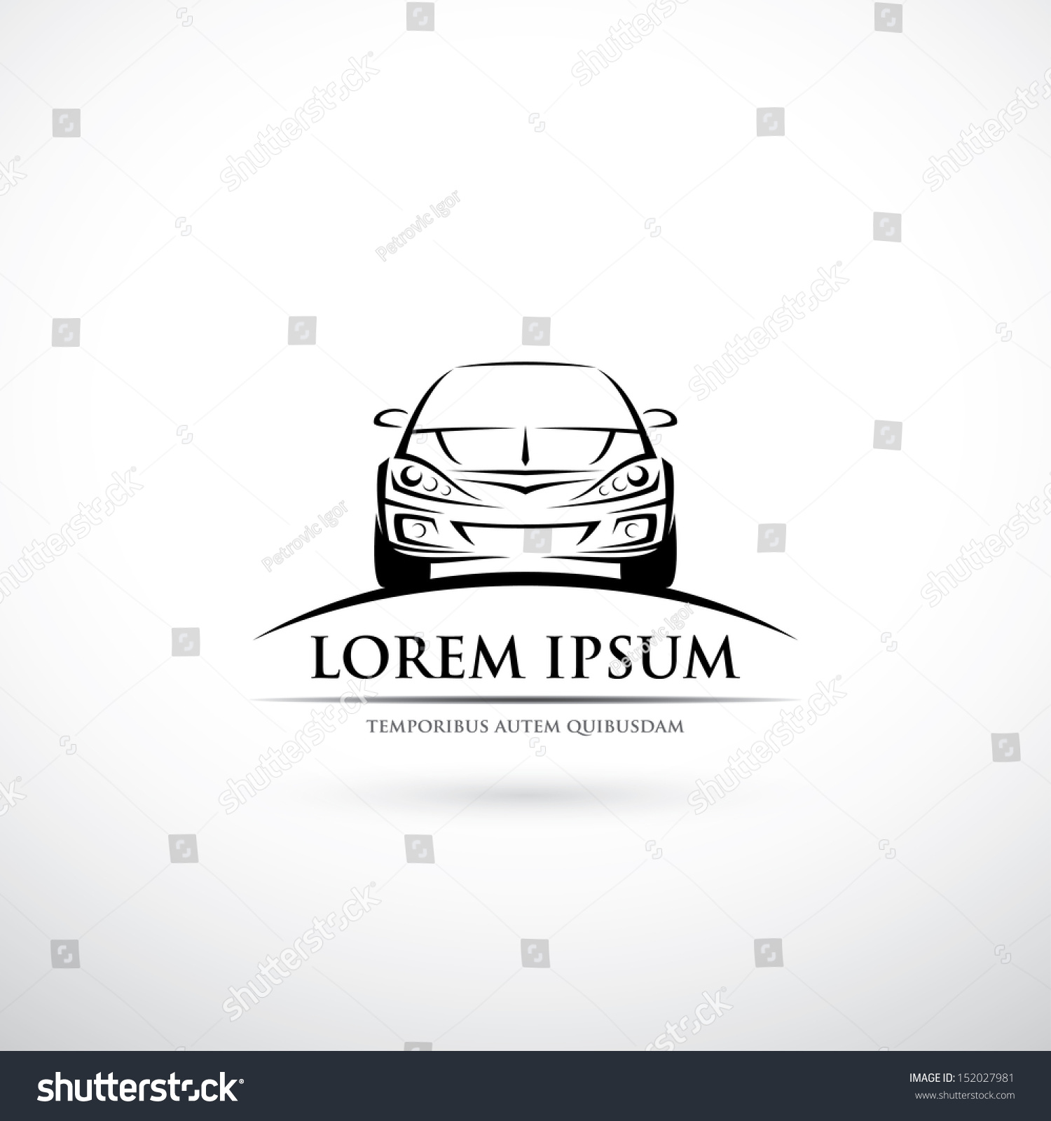 Car Label - Vector Illustration - 152027981 : Shutterstock