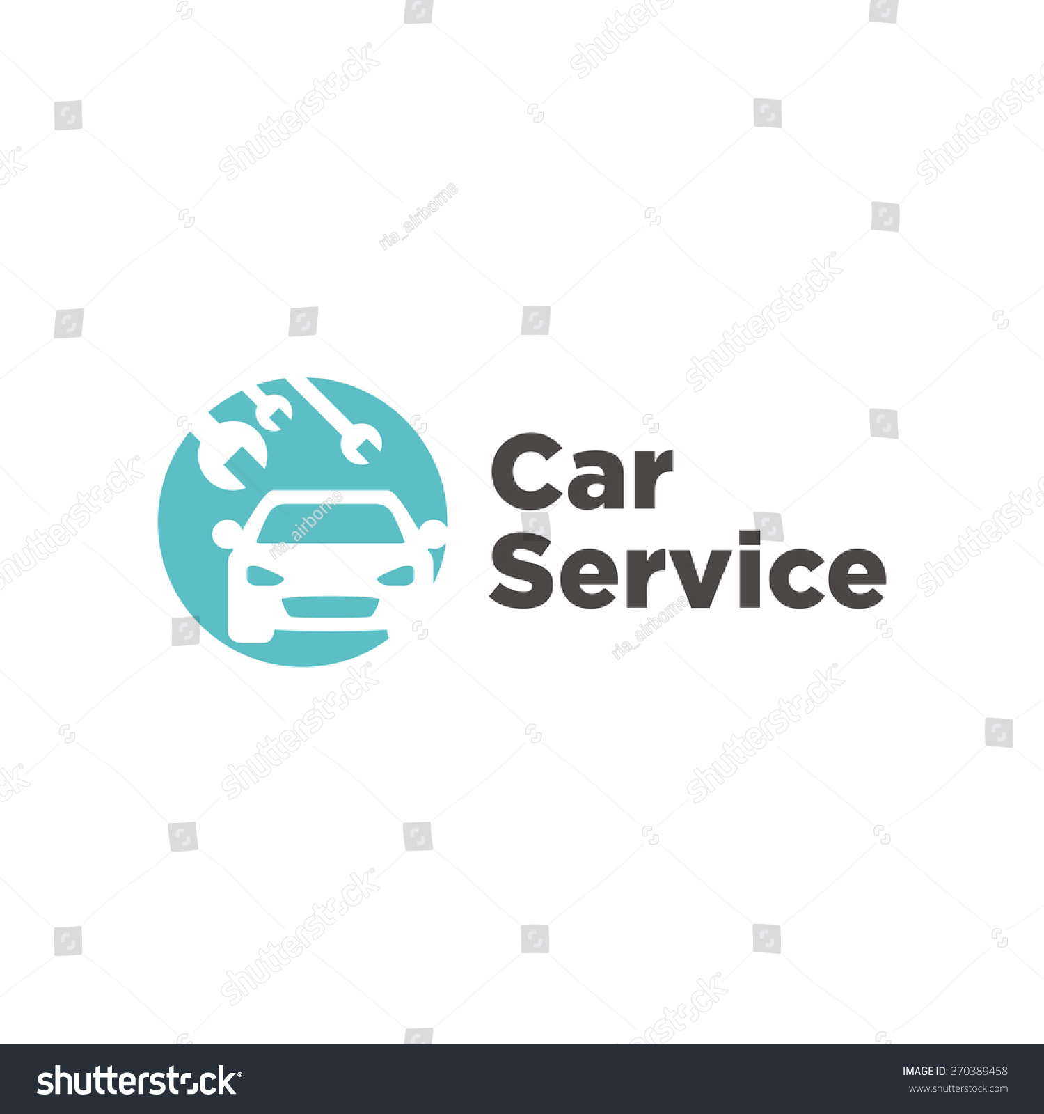 Car Maintenance Logo Template Stock Vector Illustration 370389458 ...