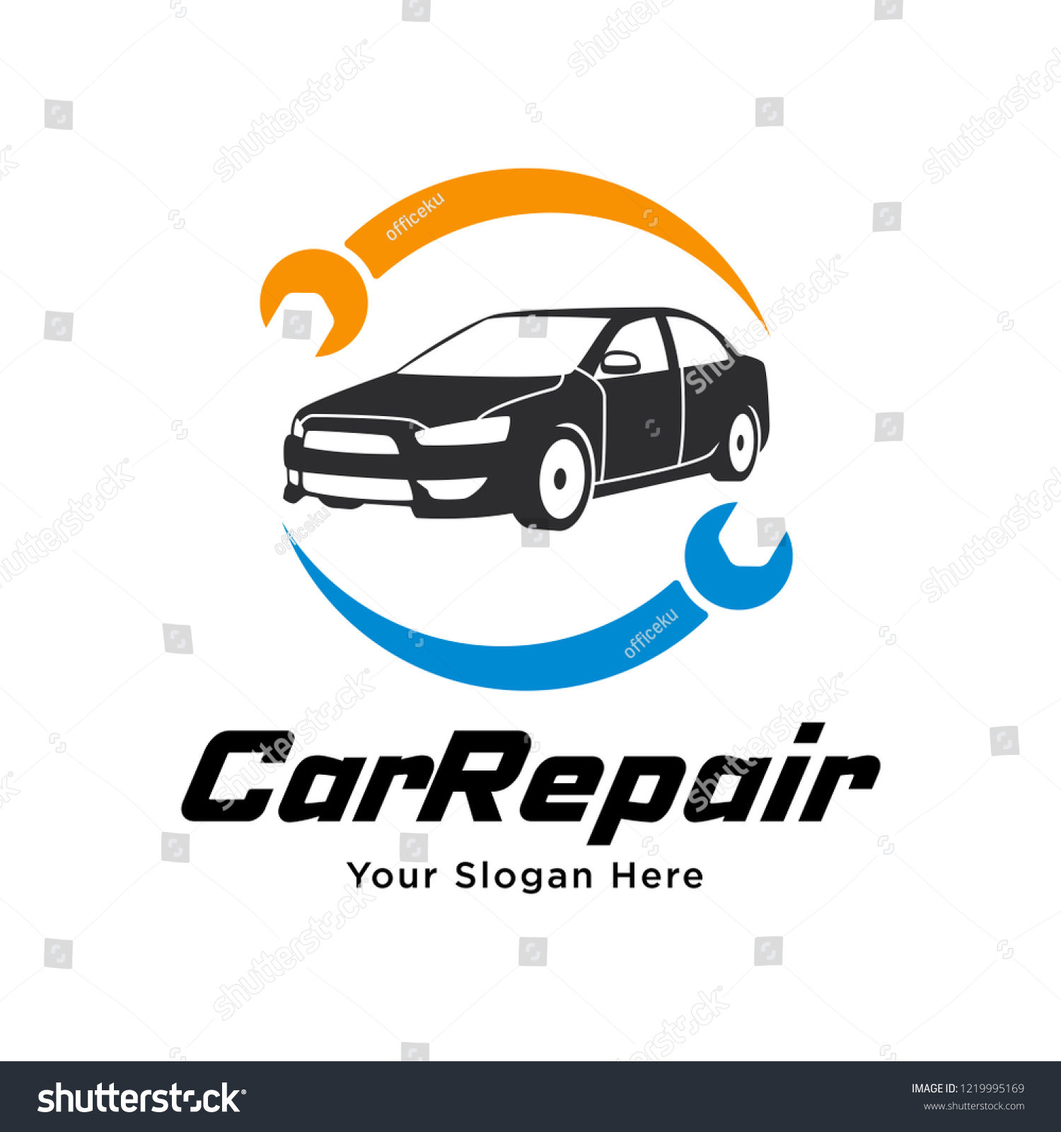 Car Repair Car Maintenance Logo Template Stock Vector (Royalty Free ...