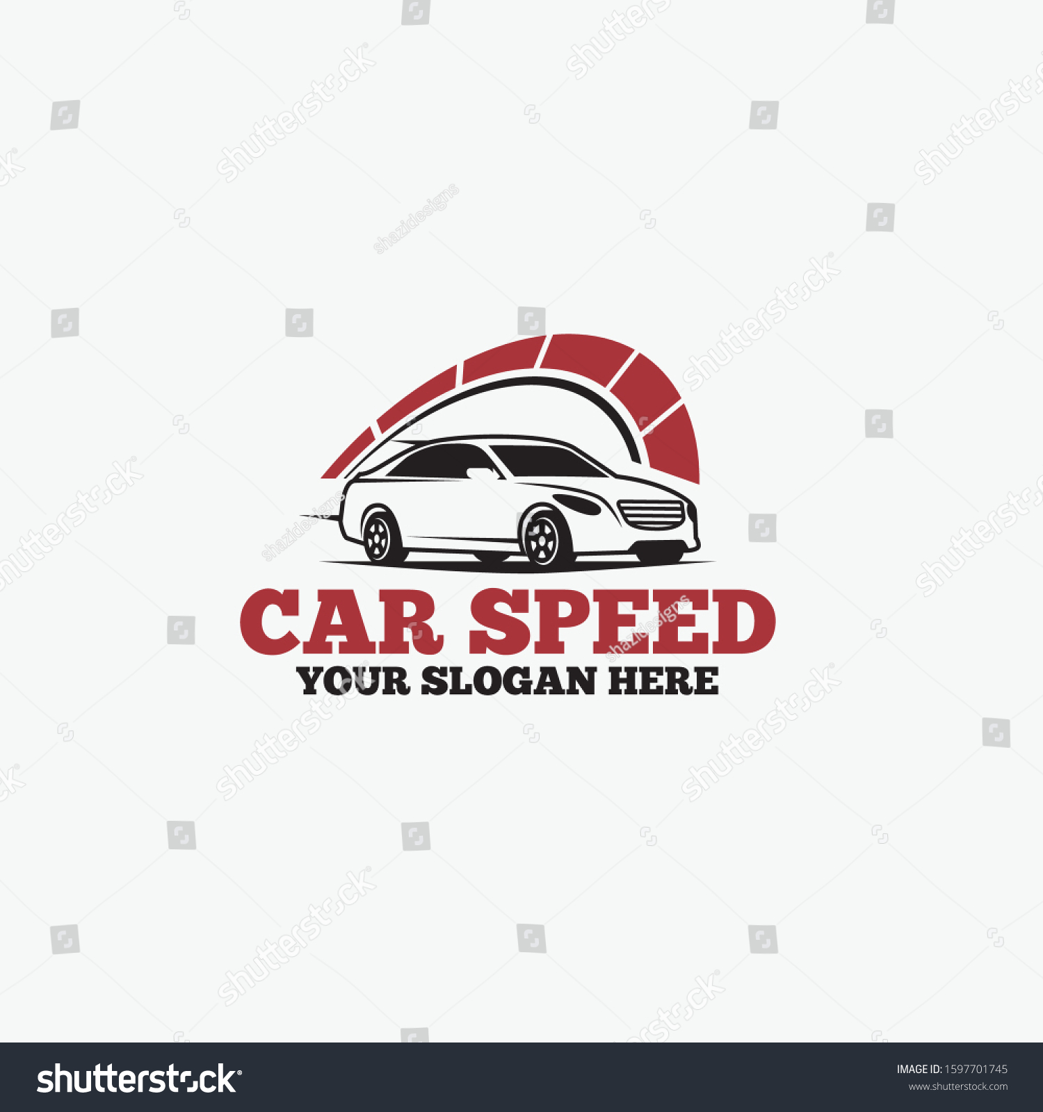 Car Repair Logo Design Template Stock Vector (Royalty Free) 1597701745 ...