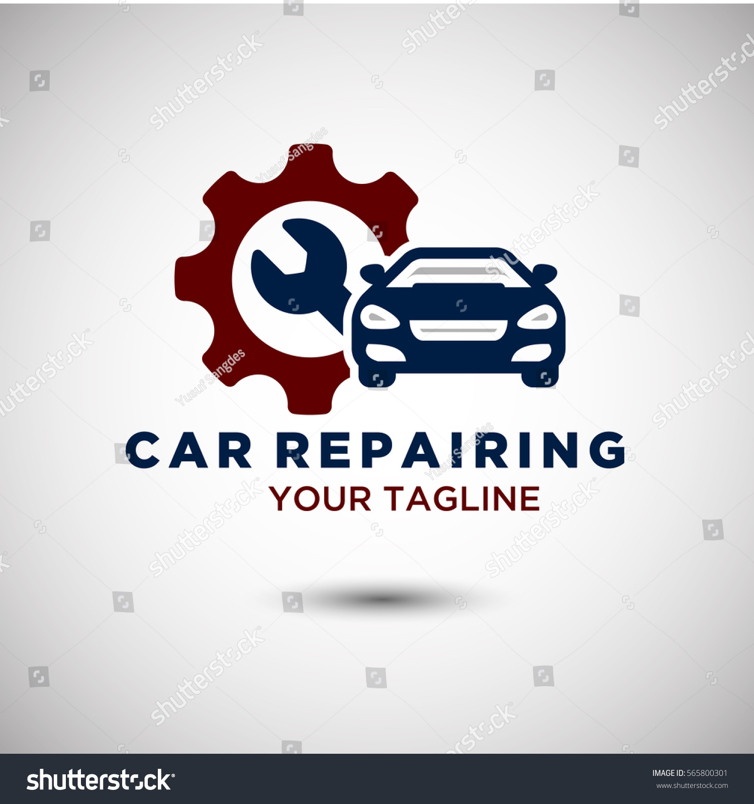 Car Repairing Logo Vector Automotive Transportation Stock Vector ...