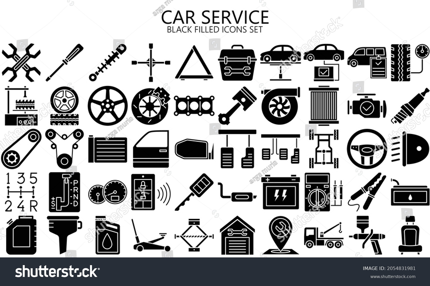 SVG of car service black filled icons set, auto repair and transport. Collection modern elements and symbols. Used for modern concepts, web, UI, UX kit and applications. EPS 10 ready to convert to SVG. svg
