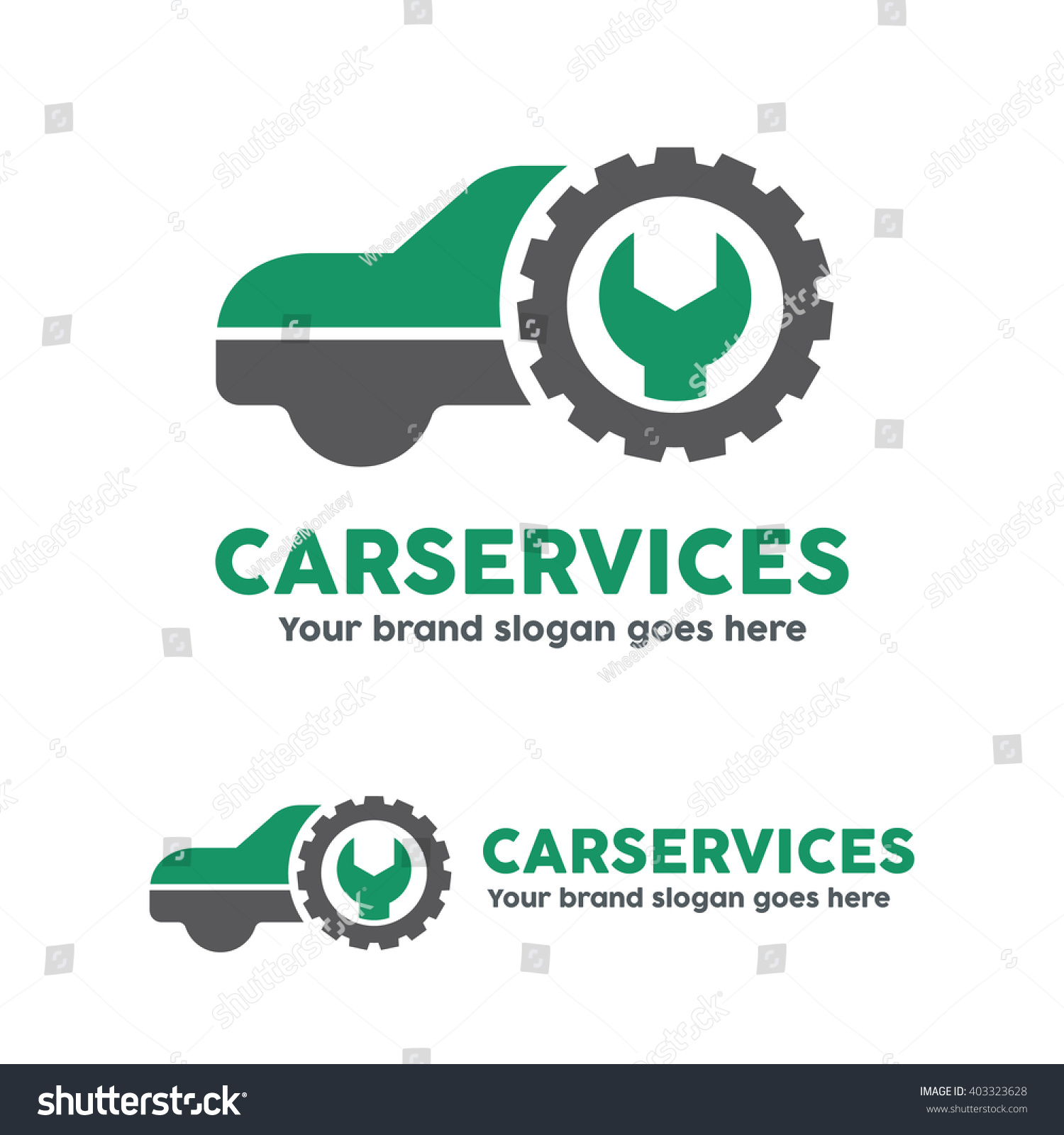 Car Service Garage Logo Shop Brand Stock Vector 403323628 - Shutterstock