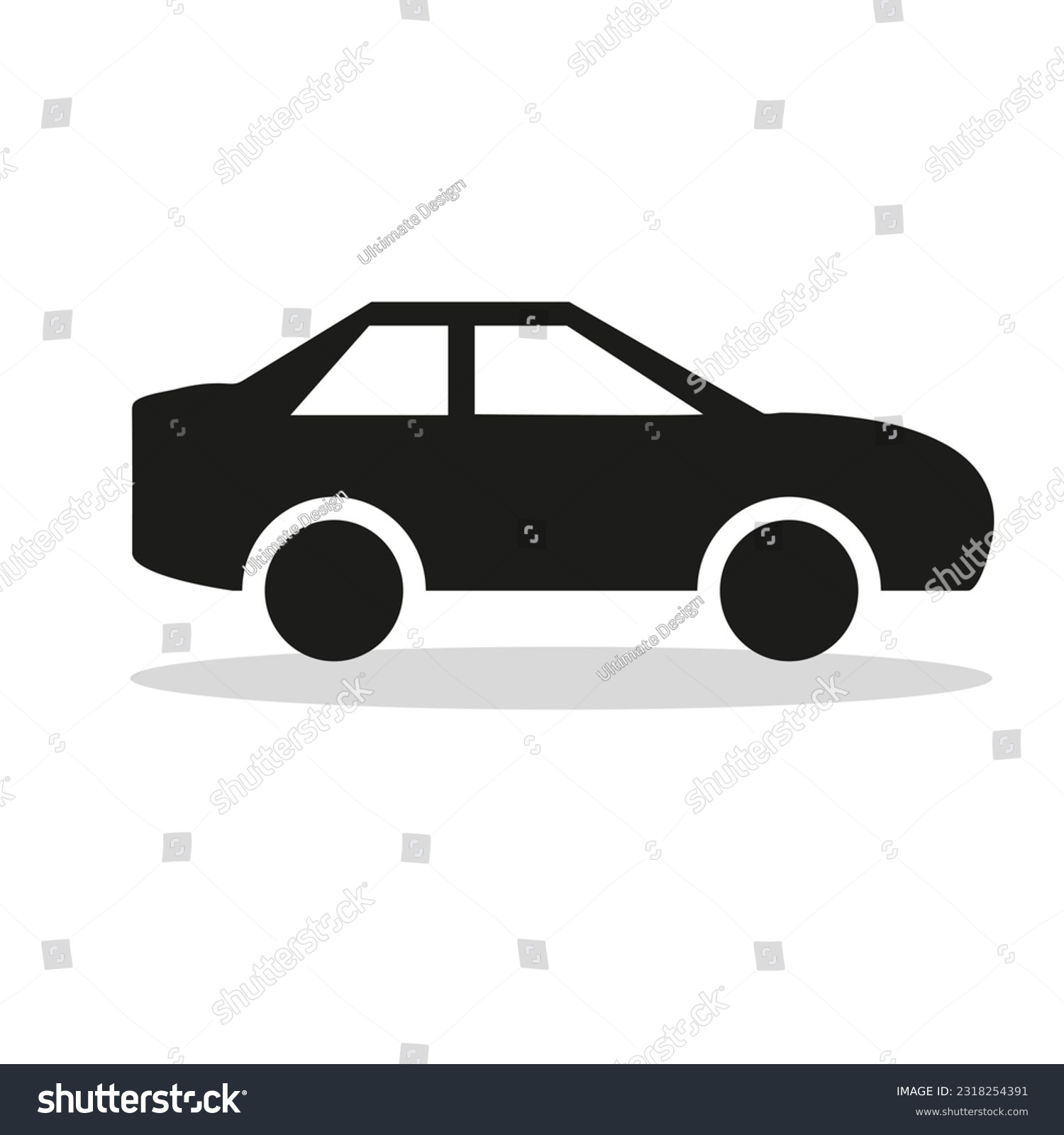 SVG of car vector,Car. monochrome icon,Coupe Car Icon,car icon,Vector car Icon,car icon vector isolated illustration svg