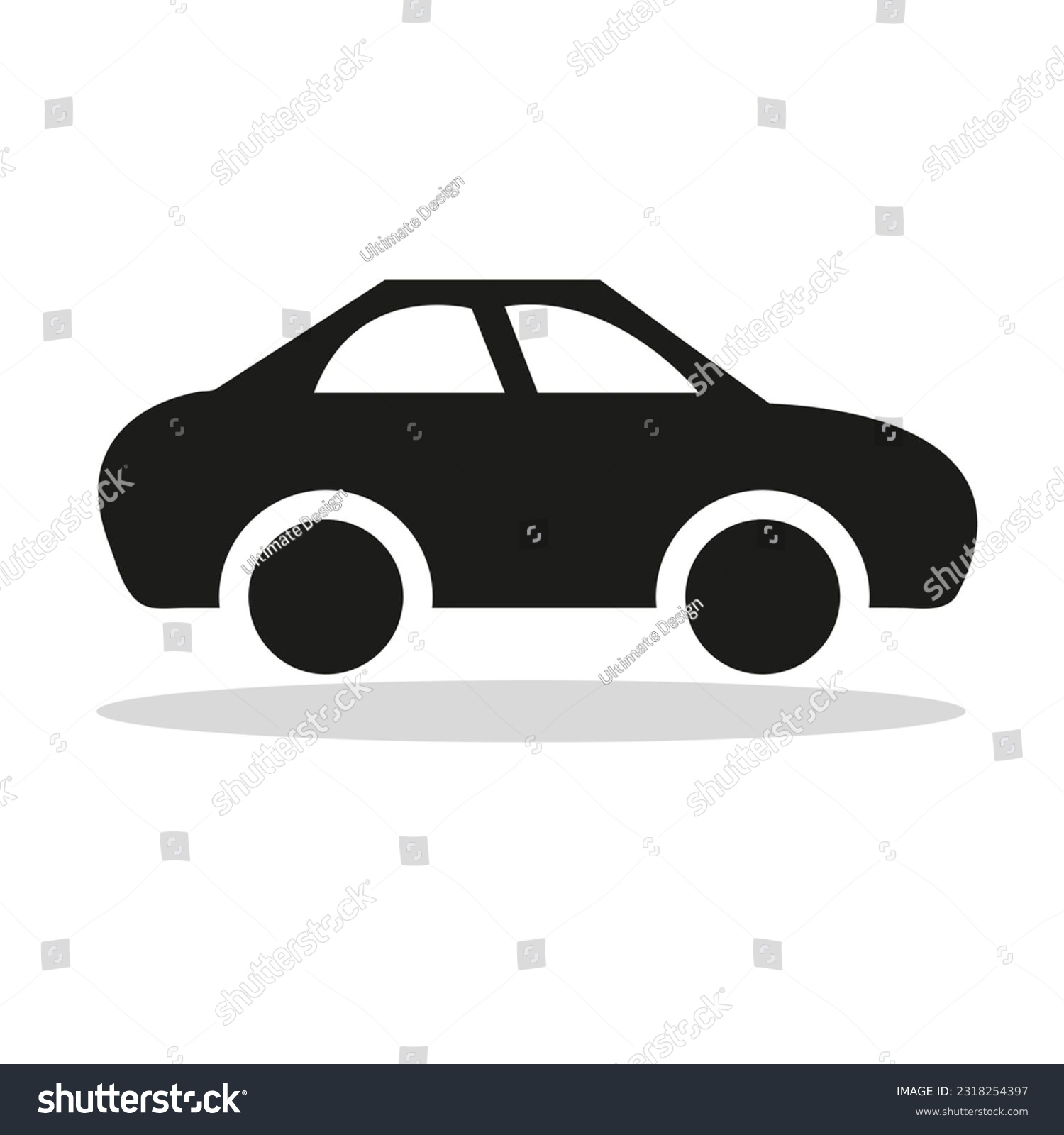 SVG of car vector,Car. monochrome icon,Coupe Car Icon,car icon,Vector car Icon,car icon vector isolated illustration svg