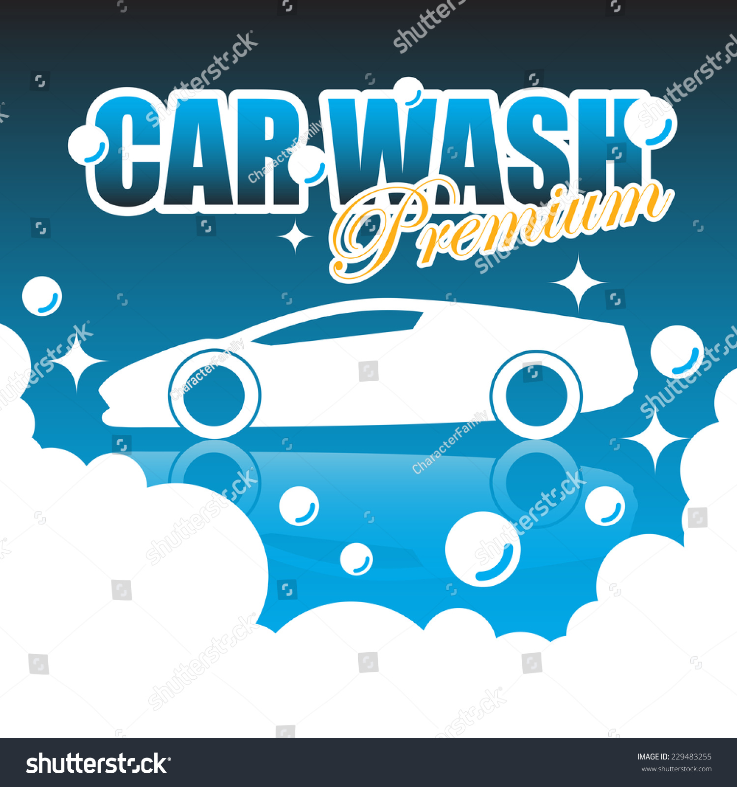 Car Wash Vector - 229483255 : Shutterstock