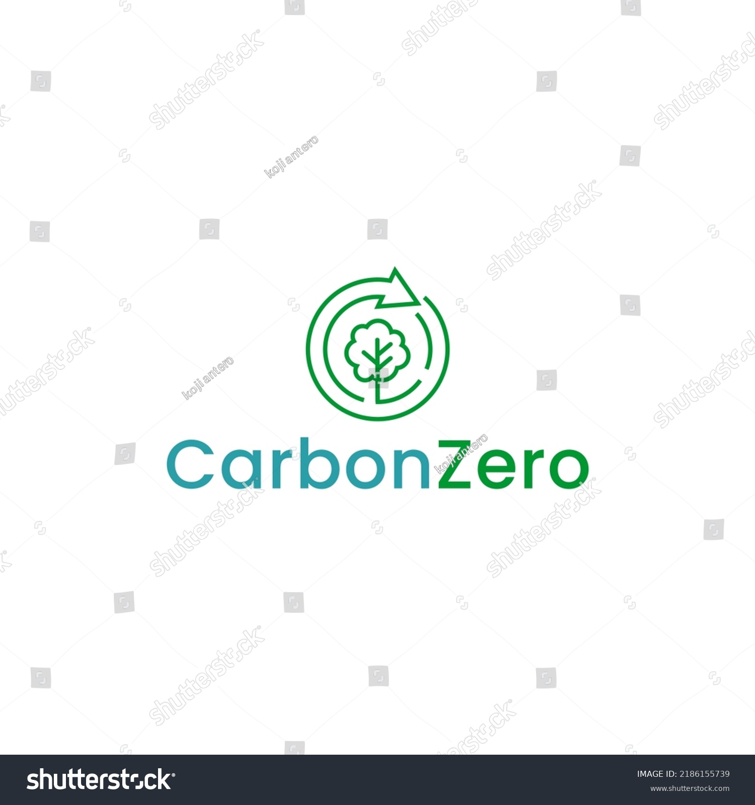 SVG of carbon zero logo design. green leaf and neutral emission concept vector template .free air pollution illustration svg