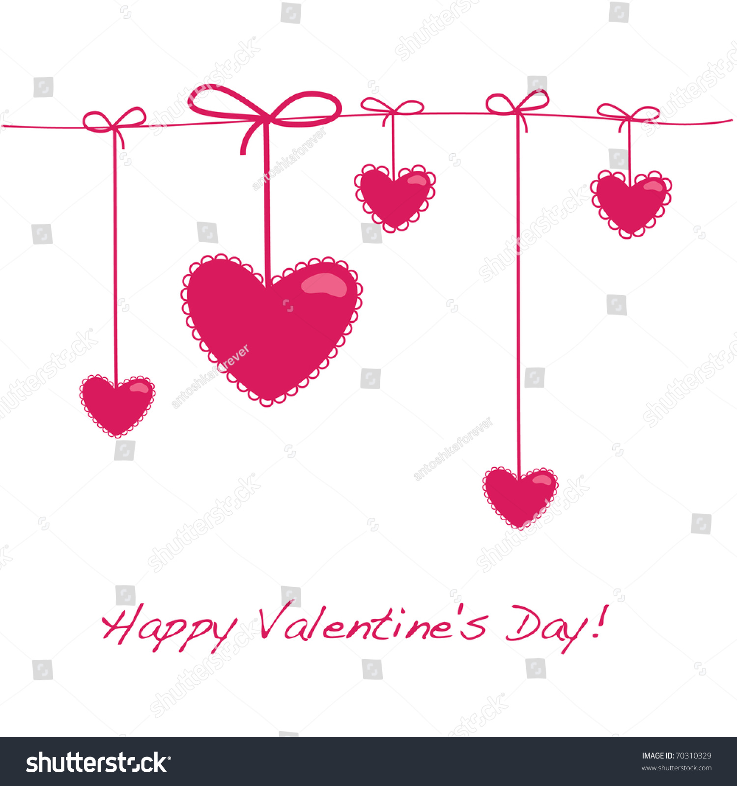 valentines card layout