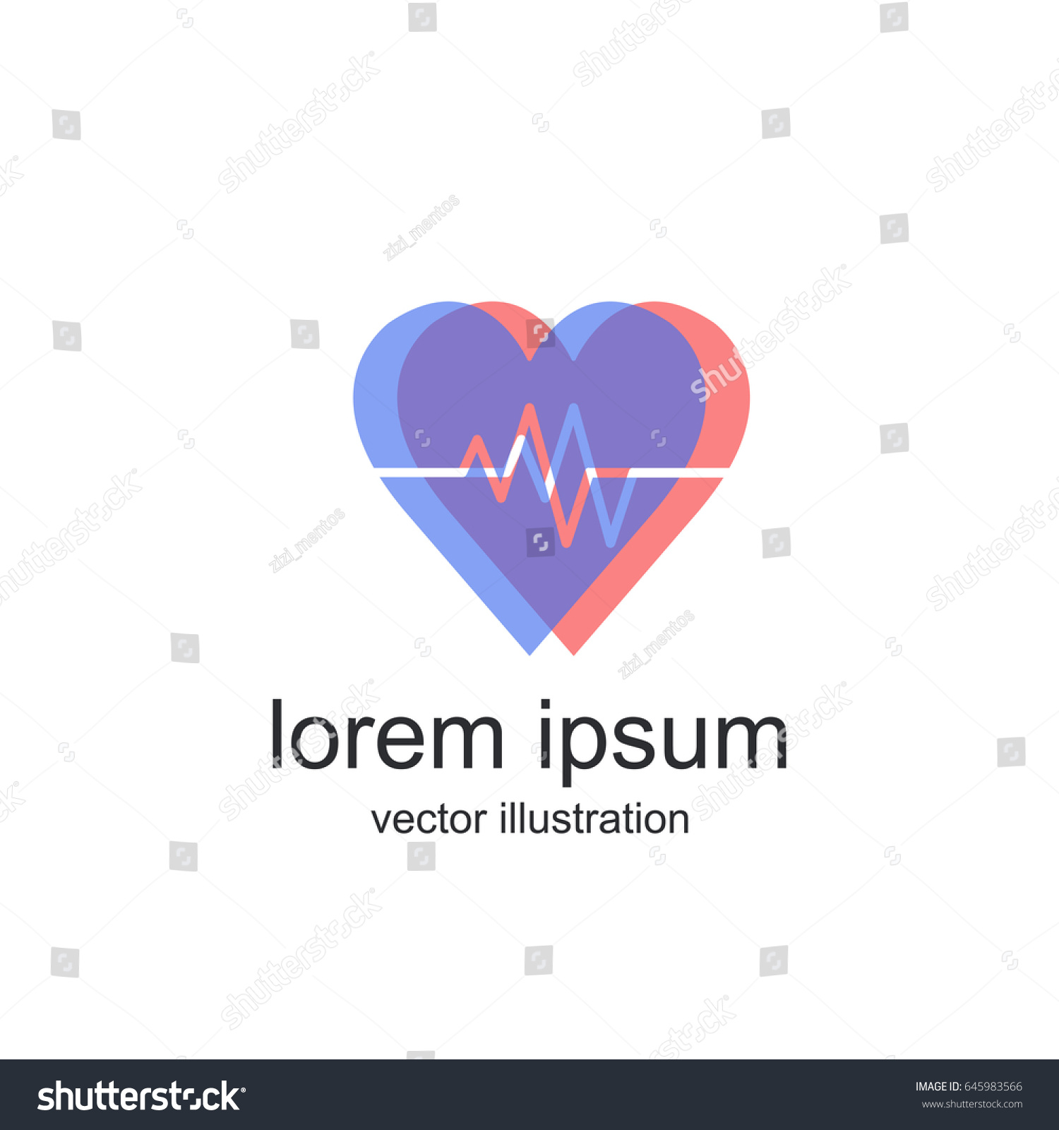 Cardiac Rhythm Icon Stock Vector (Royalty Free) 645983566 | Shutterstock