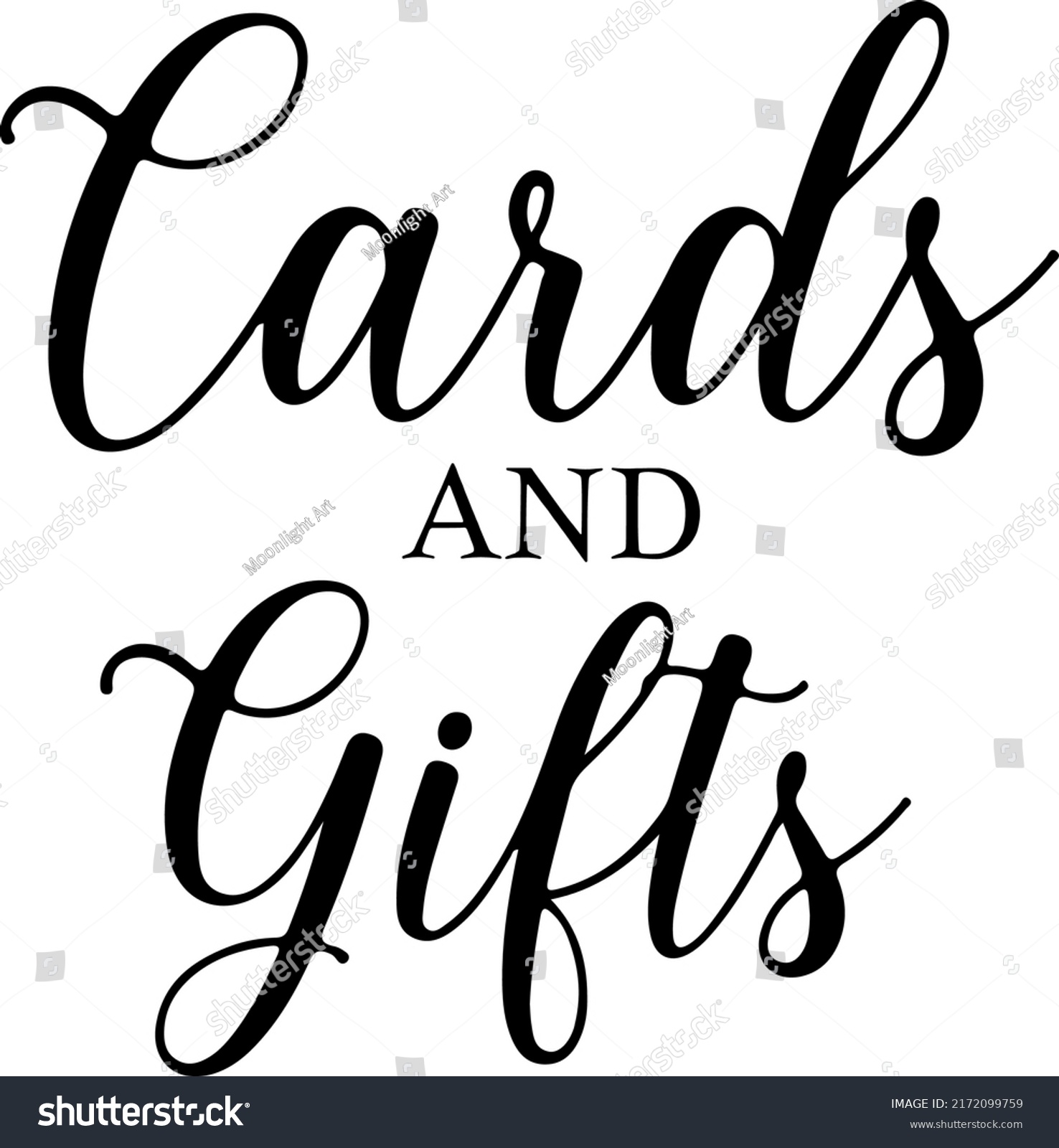 SVG of Cards and Gifts svg, Wedding, Wedding Sign, Gift Table Sign svg, svg Files for Cricut, Cut Files, dxf, png, eps svg