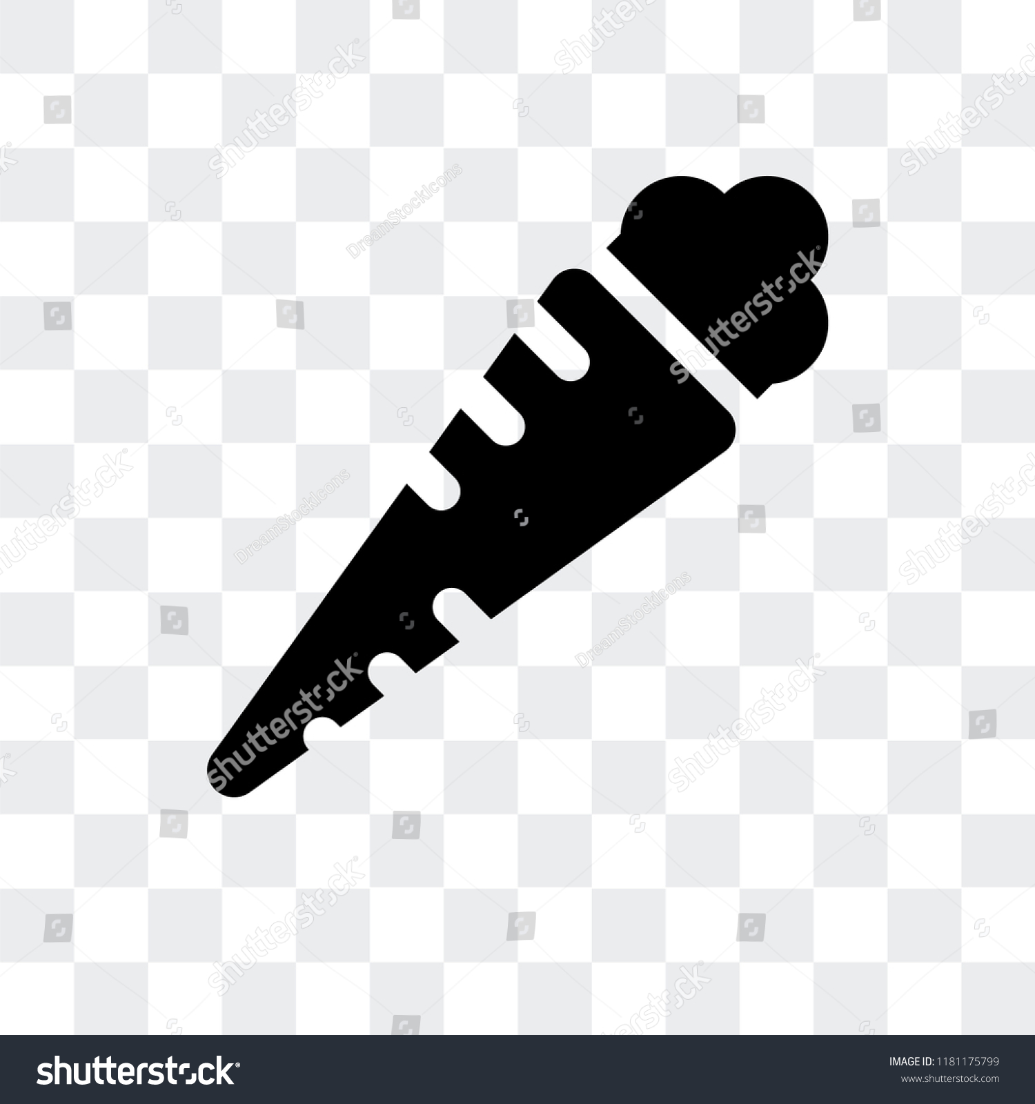 carrot vector icon isolated on transparent stock vector royalty free 1181175799 shutterstock