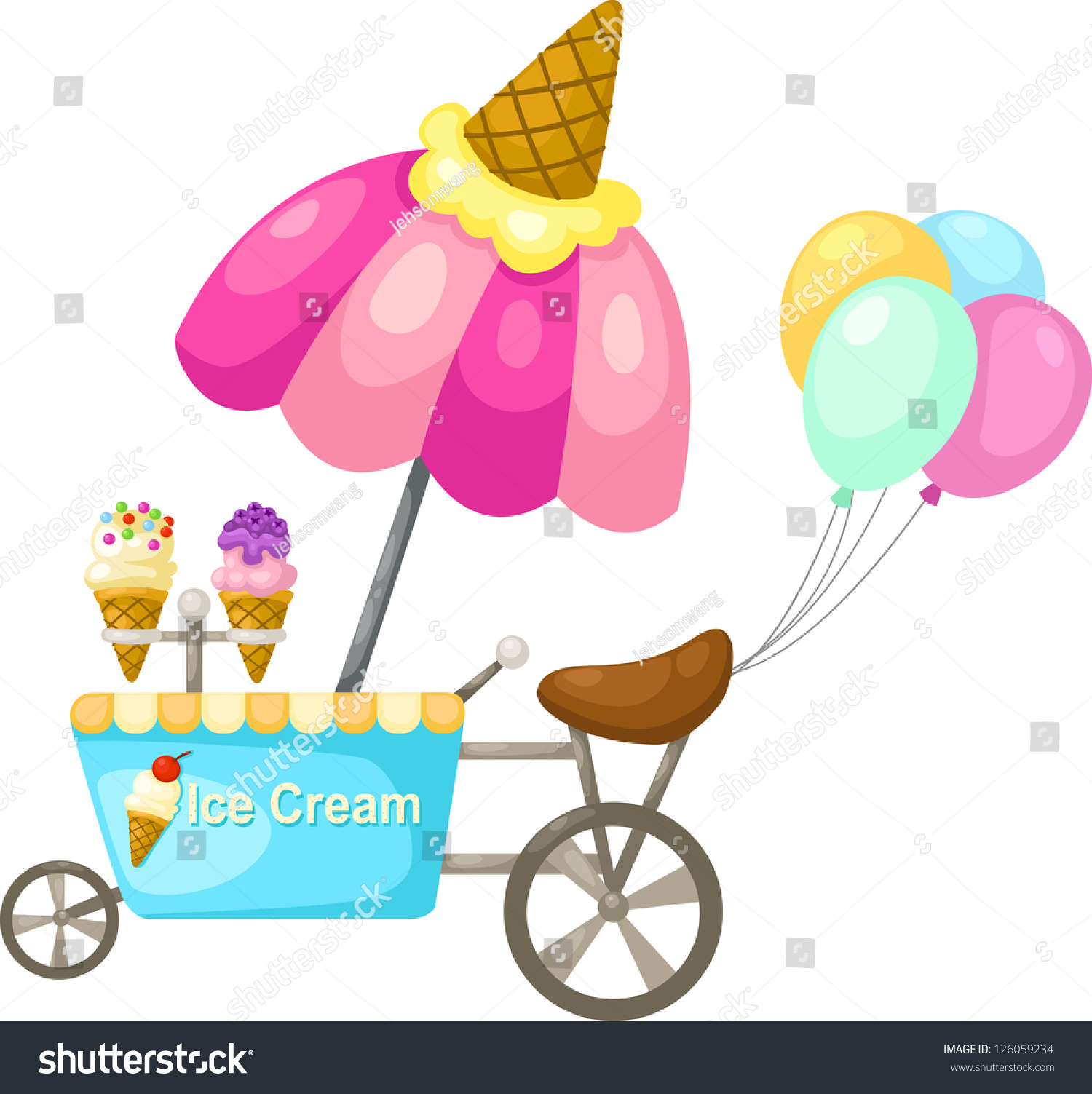 ice cream cart clipart - photo #31