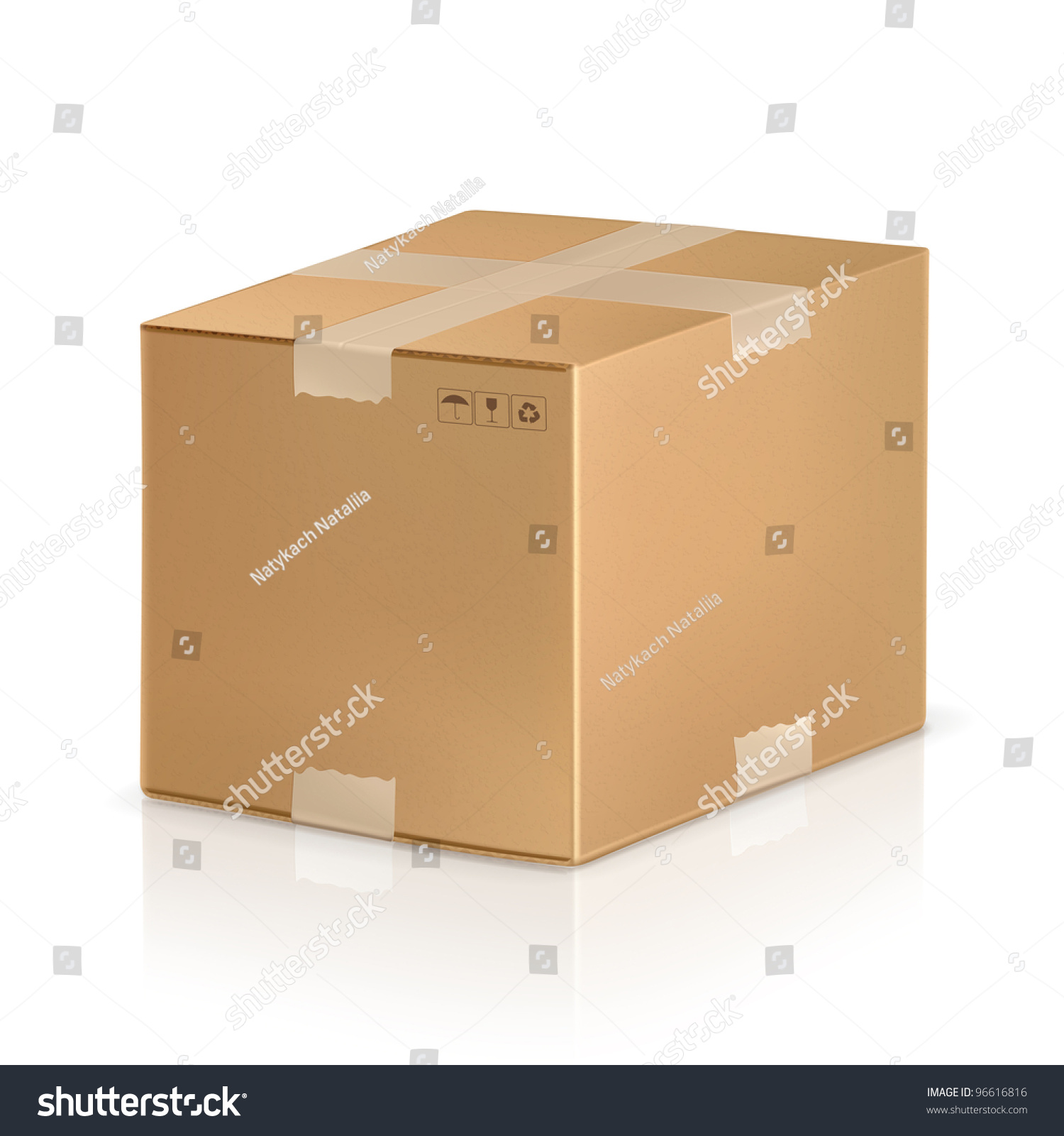 Carton Box, Vector - 96616816 : Shutterstock