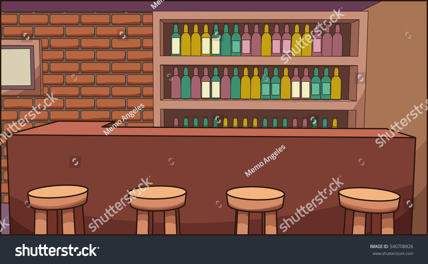 Bar Cartoon / Bar cartoon illustrations & vectors. - Mark setape2010