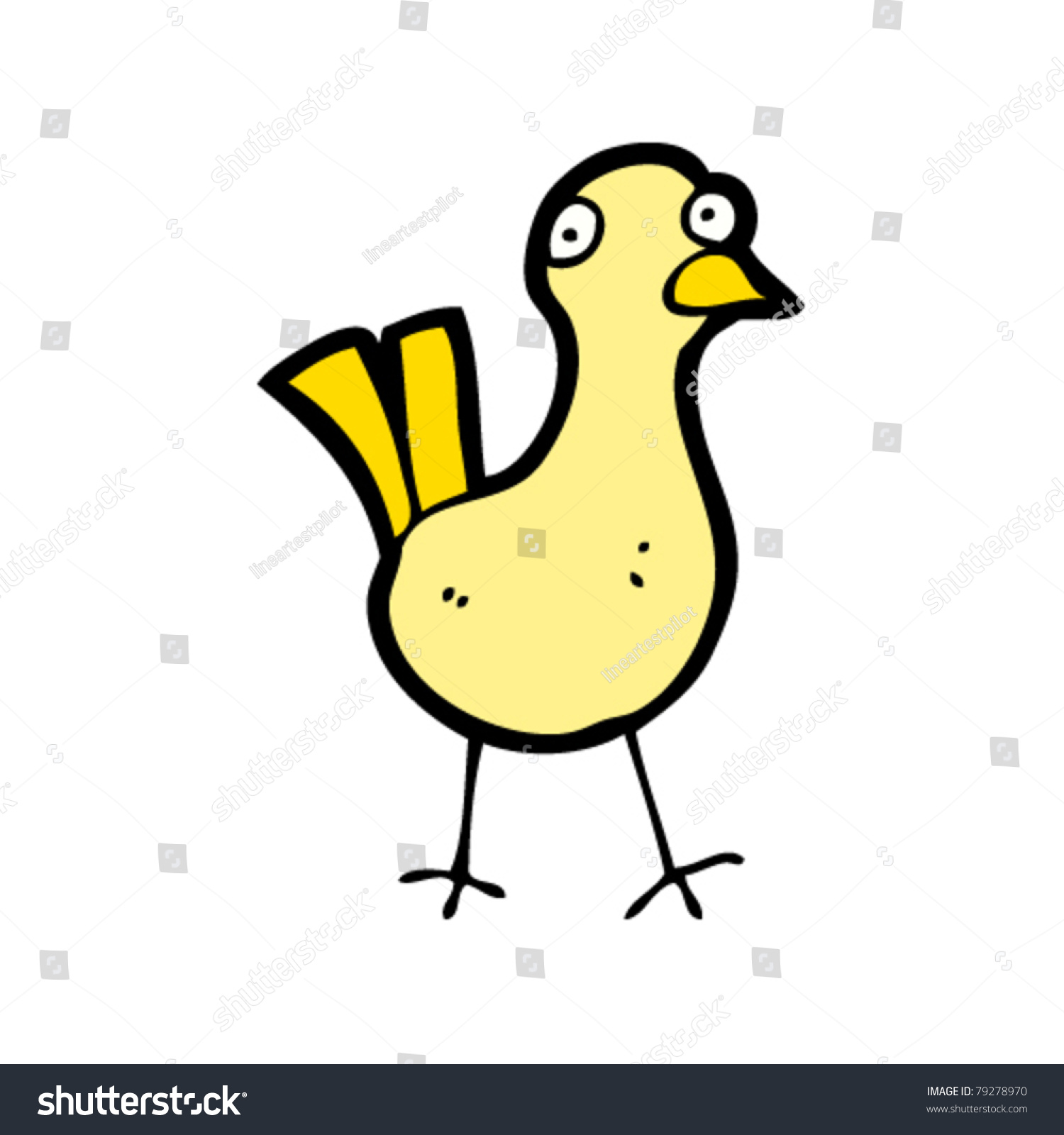 Cartoon Bird Stock Vector Illustration 79278970 : Shutterstock