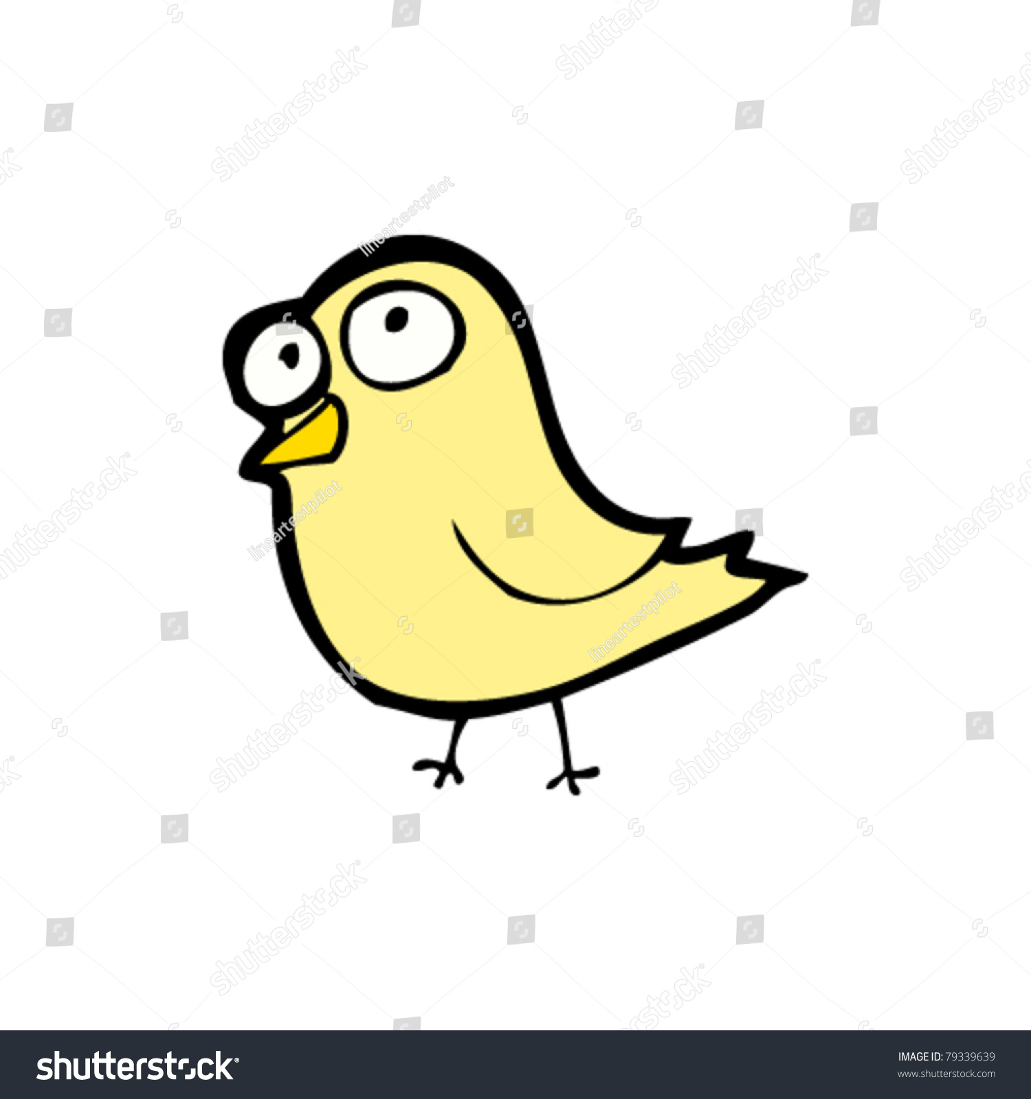 Cartoon Bird Stock Vector Illustration 79339639 : Shutterstock