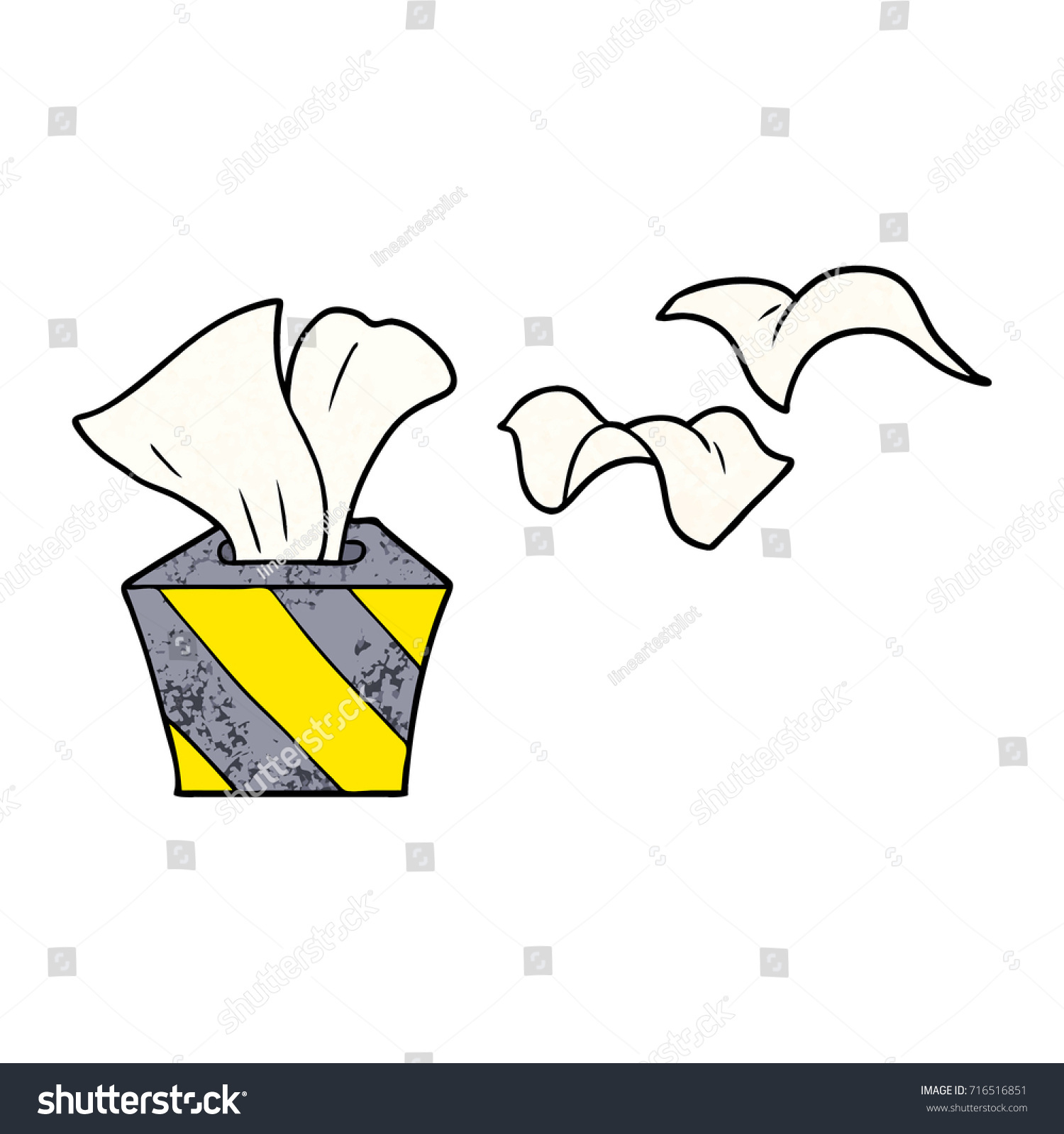 Cartoon Box Tissues Stock Vector Royalty Free 716516851 Shutterstock 7904