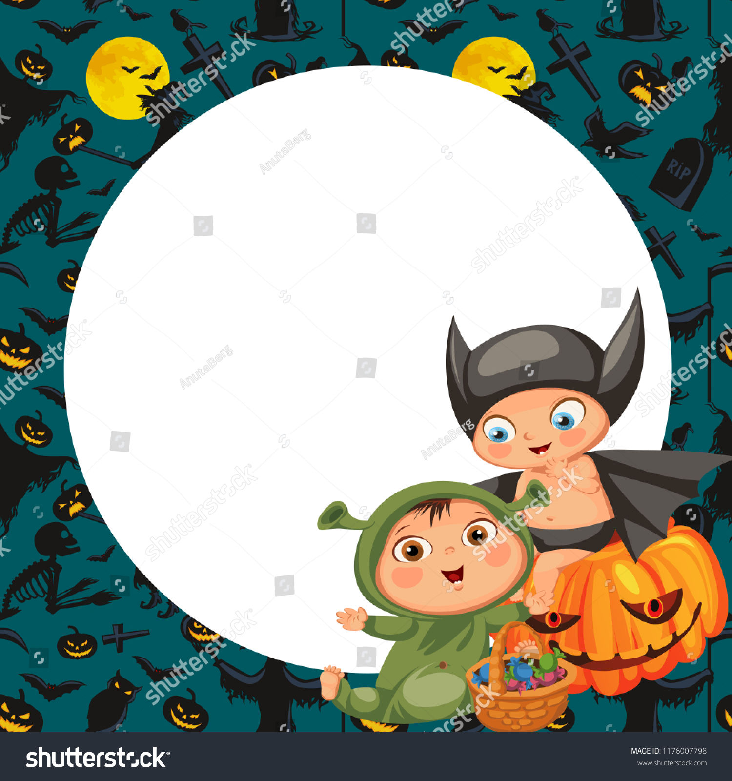 SVG of Cartoon boys in mystery costumes flat poster svg