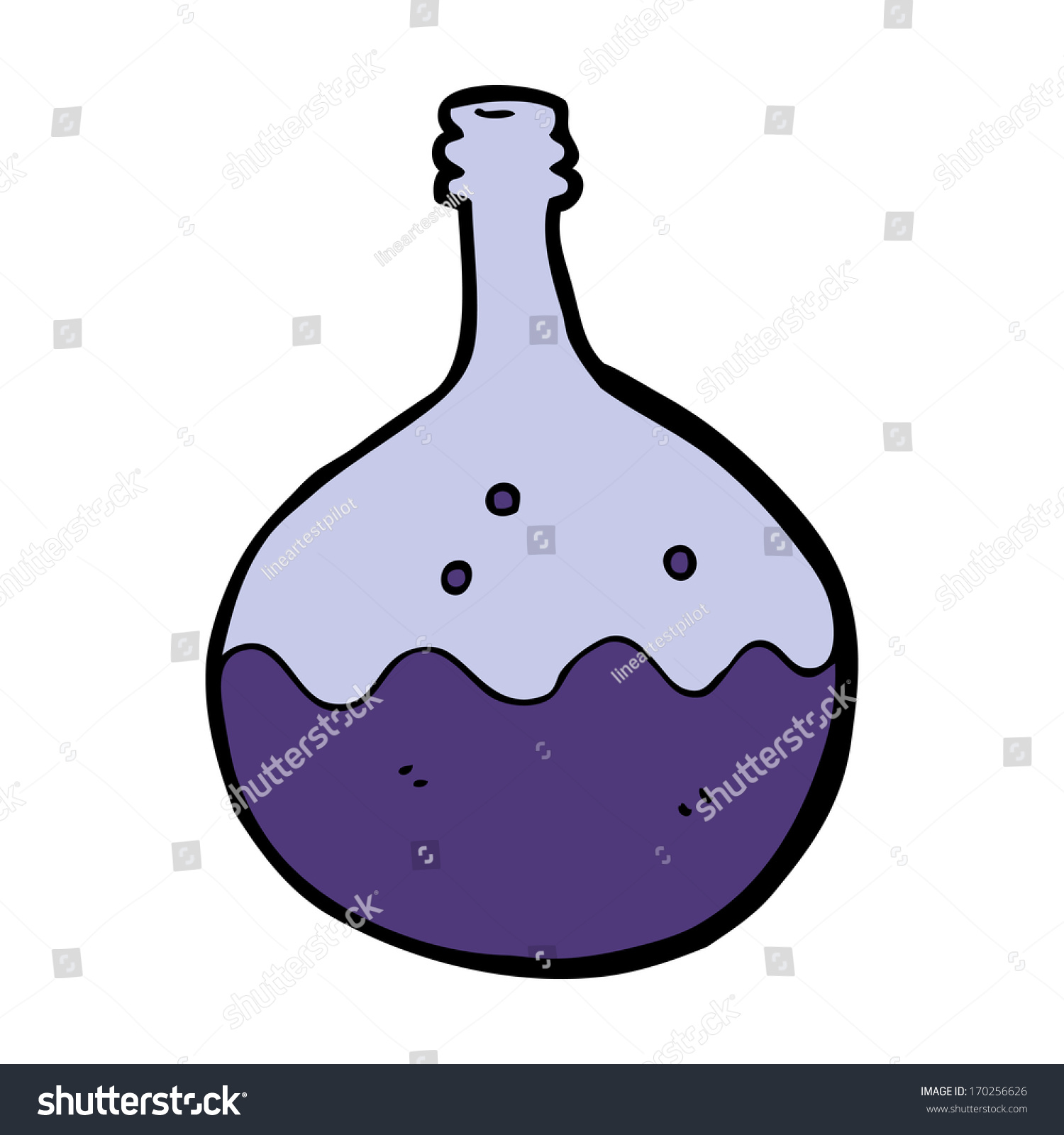 Cartoon Bubbling Chemicals Stock Vector (Royalty Free) 170256626 ...