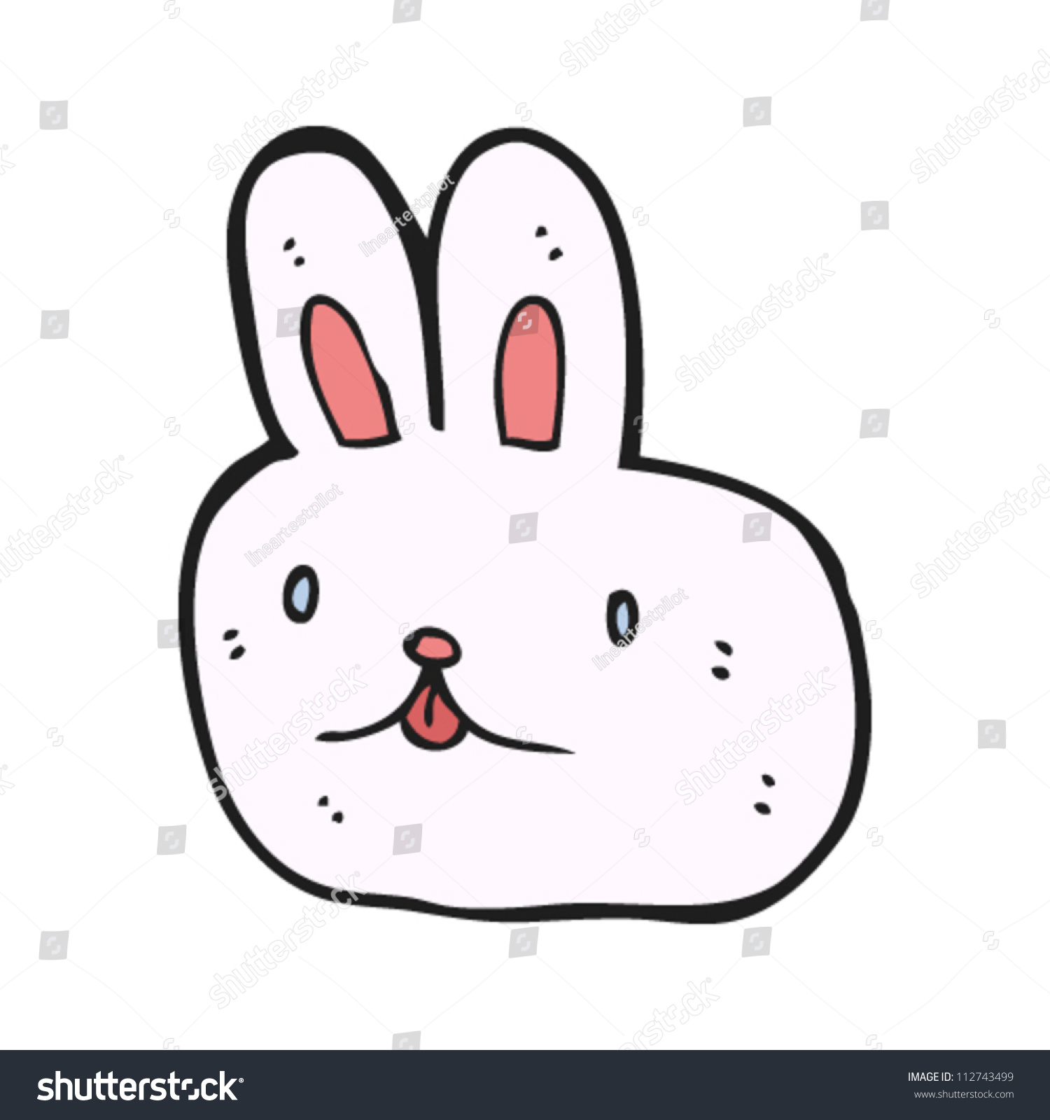 Cartoon Bunny Stock Vector 112743499 - Shutterstock