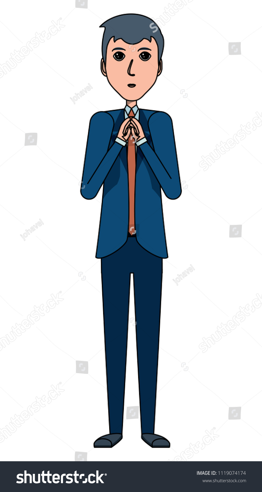 Cartoon Businessman Design Stock Vector (Royalty Free) 1119074174 ...