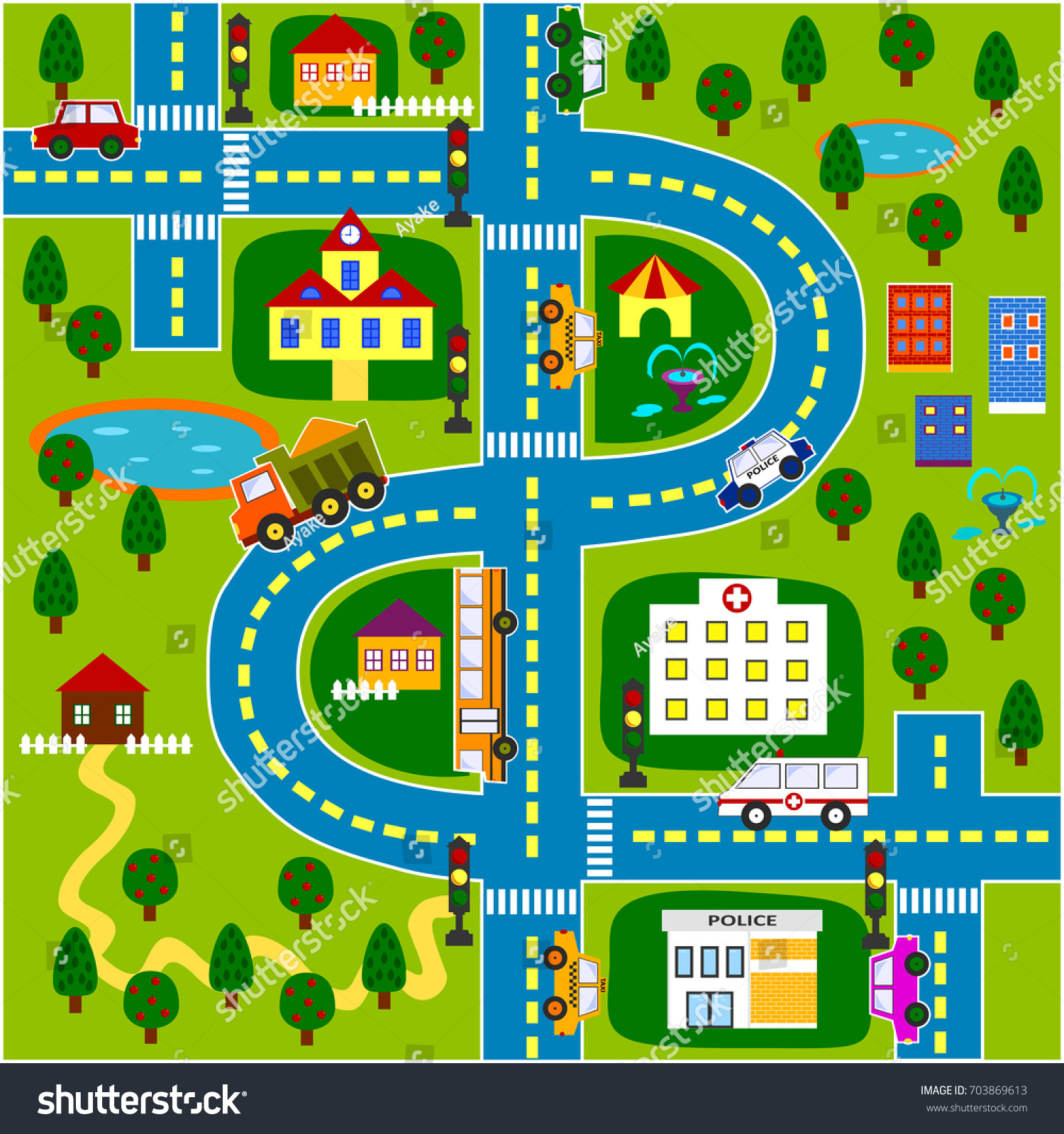 รวมกัน 94+ ภาพพื้นหลัง Map แผนที่ การ์ตูน ครบถ้วน