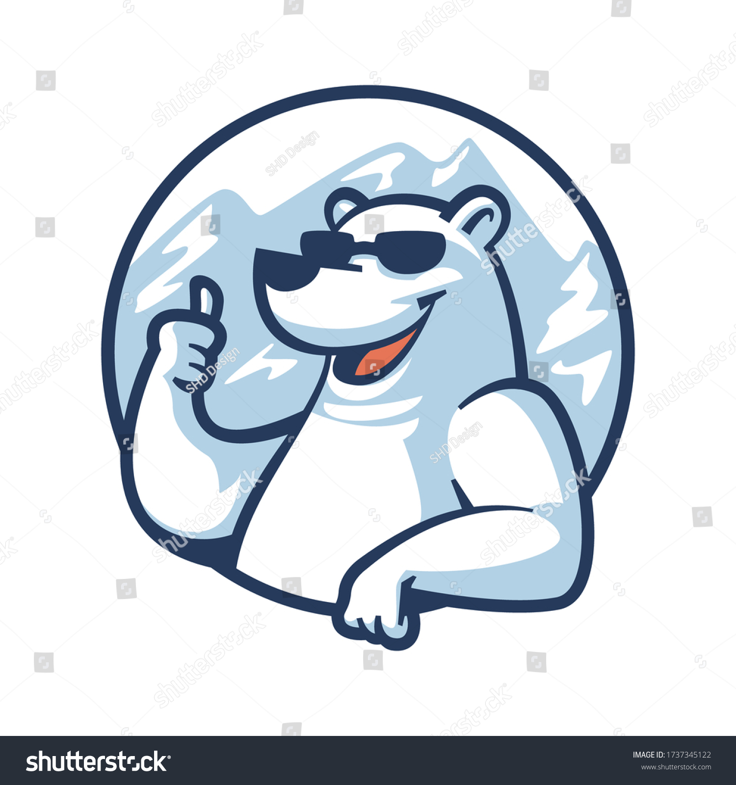 Bear Logo With Glasses Stock Illustrations Images Vectors Shutterstock