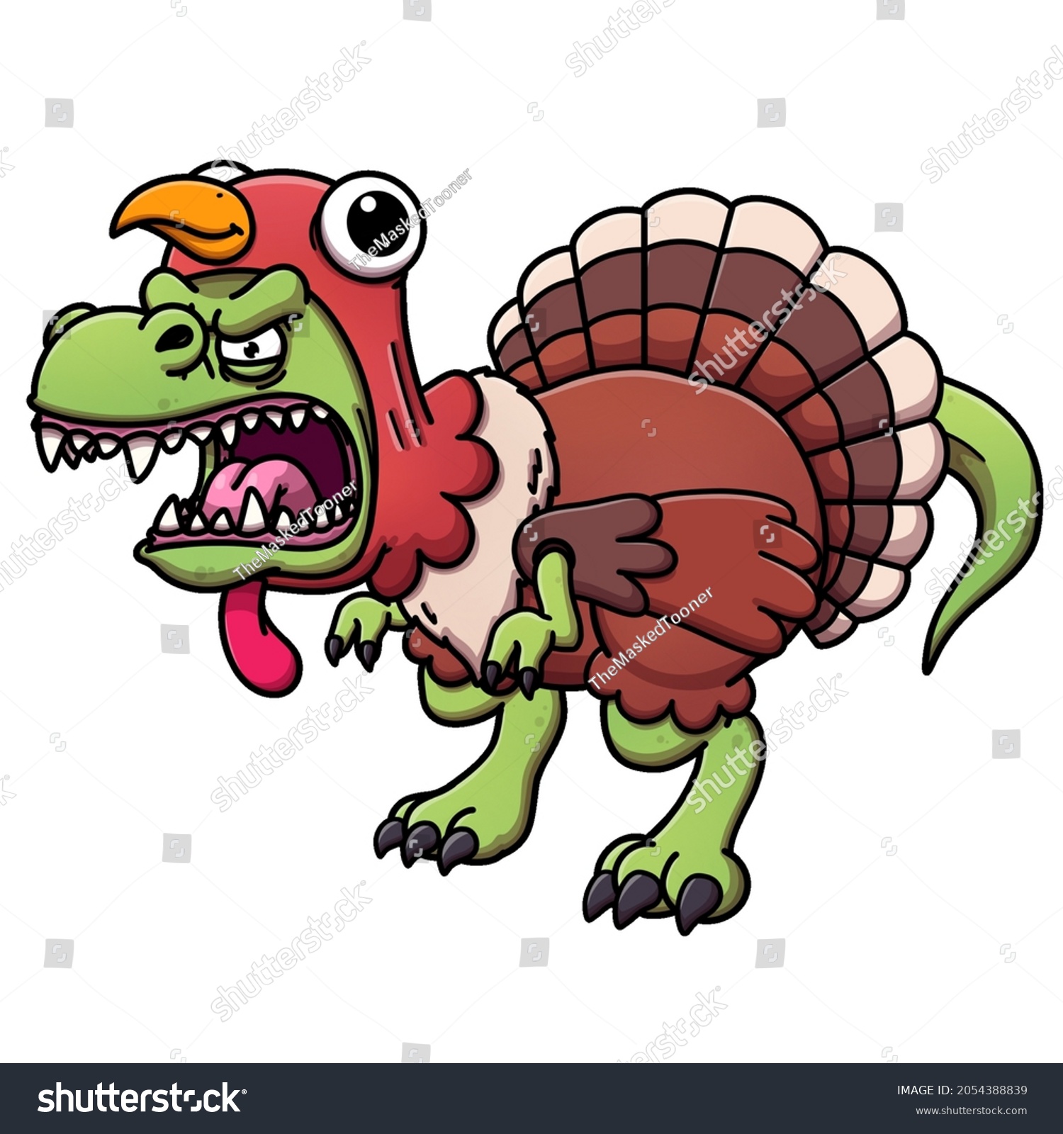 Pentru Dinosaur Turkey Costume Sunt 5 Imagini Fotografii De Stoc și