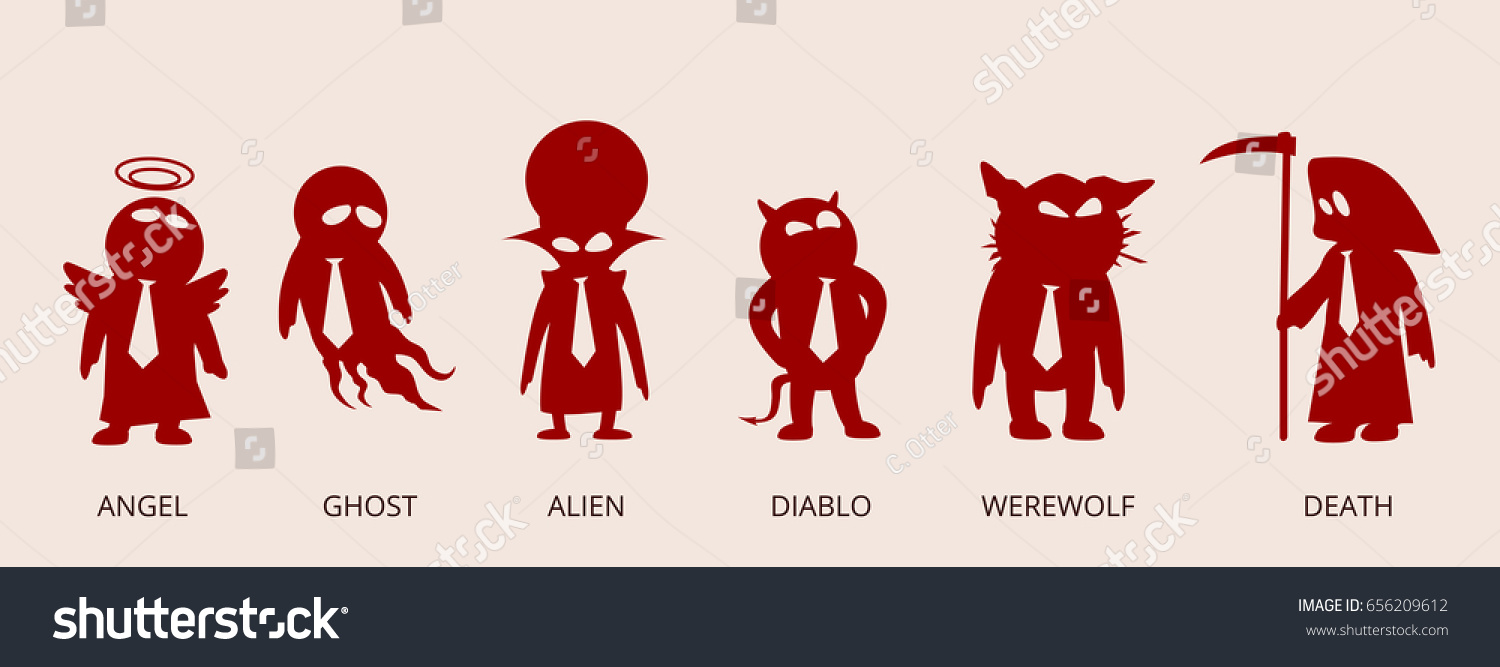 Cartoon Fantasy Creatures Character Icons Set Stock Vector Royalty Free 656209612 Cartoon Fantasy Creatures Character Icons Set Stock Vector Royalty Free 656209612