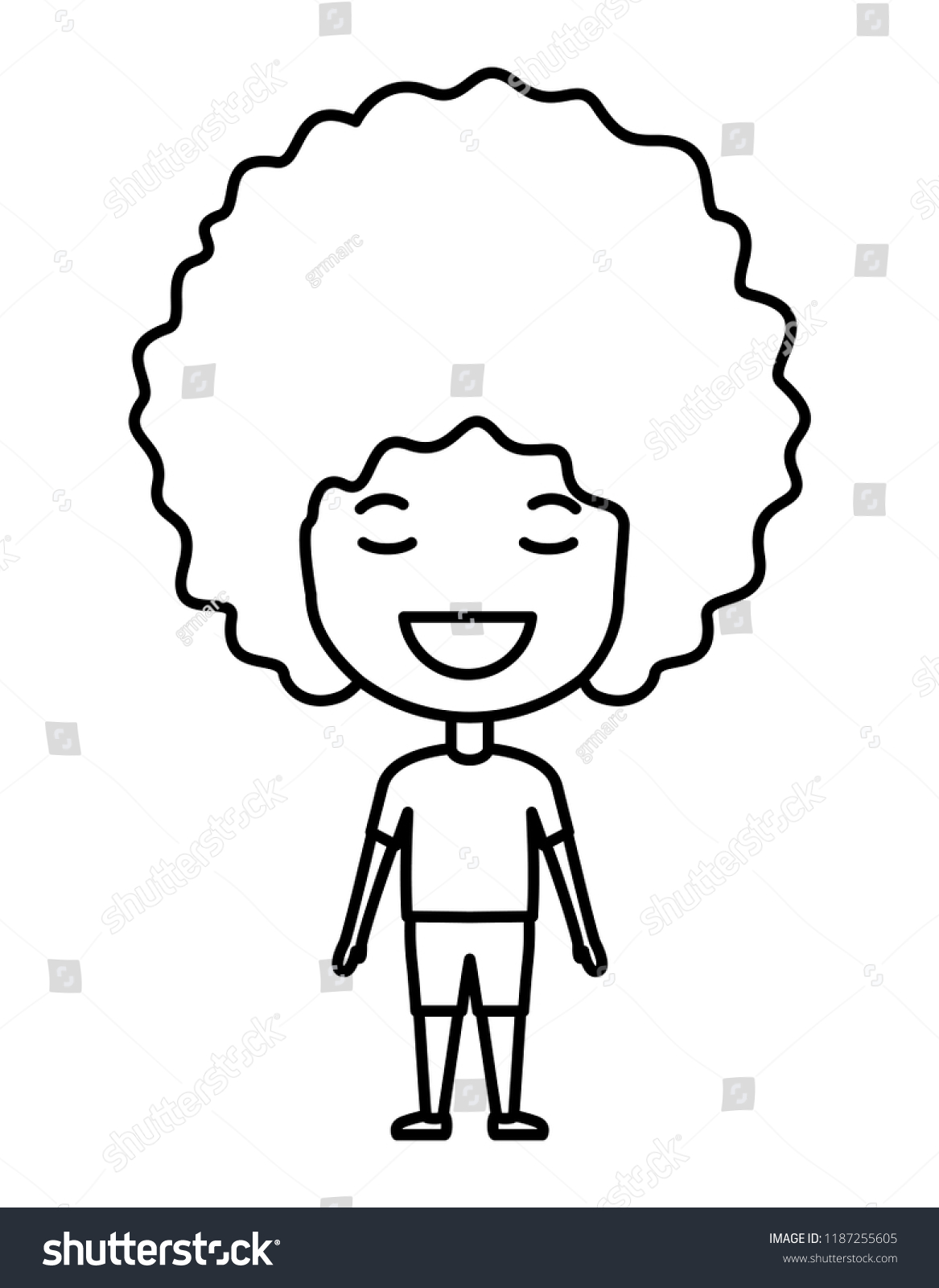 Cartoon Happy Man Kawaii Character Stock Vector (Royalty Free ...