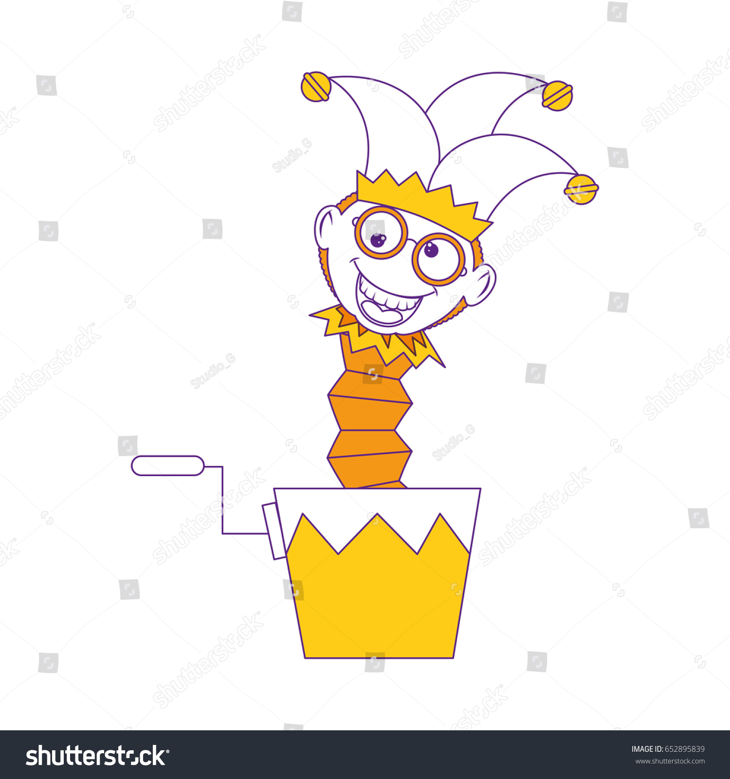 Cartoon Harlequin Icon Stock Vector (Royalty Free) 652895839 | Shutterstock