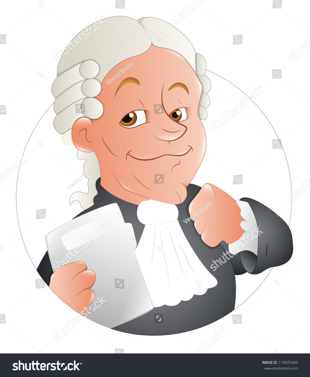 Cartoon Lawyer Stock Vector (Royalty Free) 119425483 Shutterstock