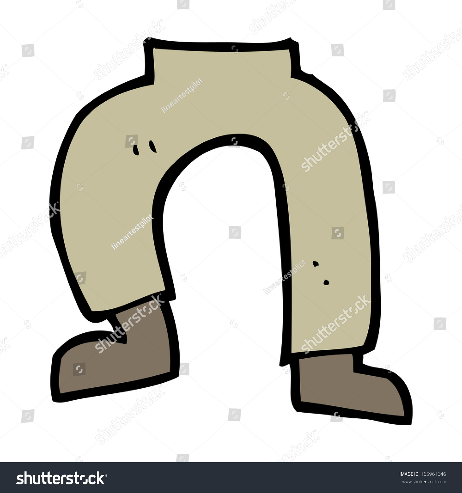 Cartoon Legs Stock Vector Illustration 165961646 : Shutterstock