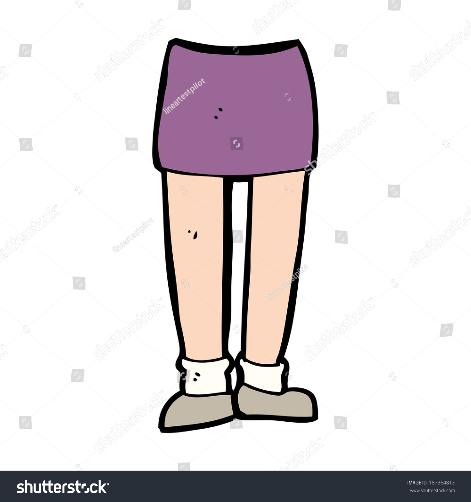 Cartoon Legs Stock Vector Royalty Free 187364813 