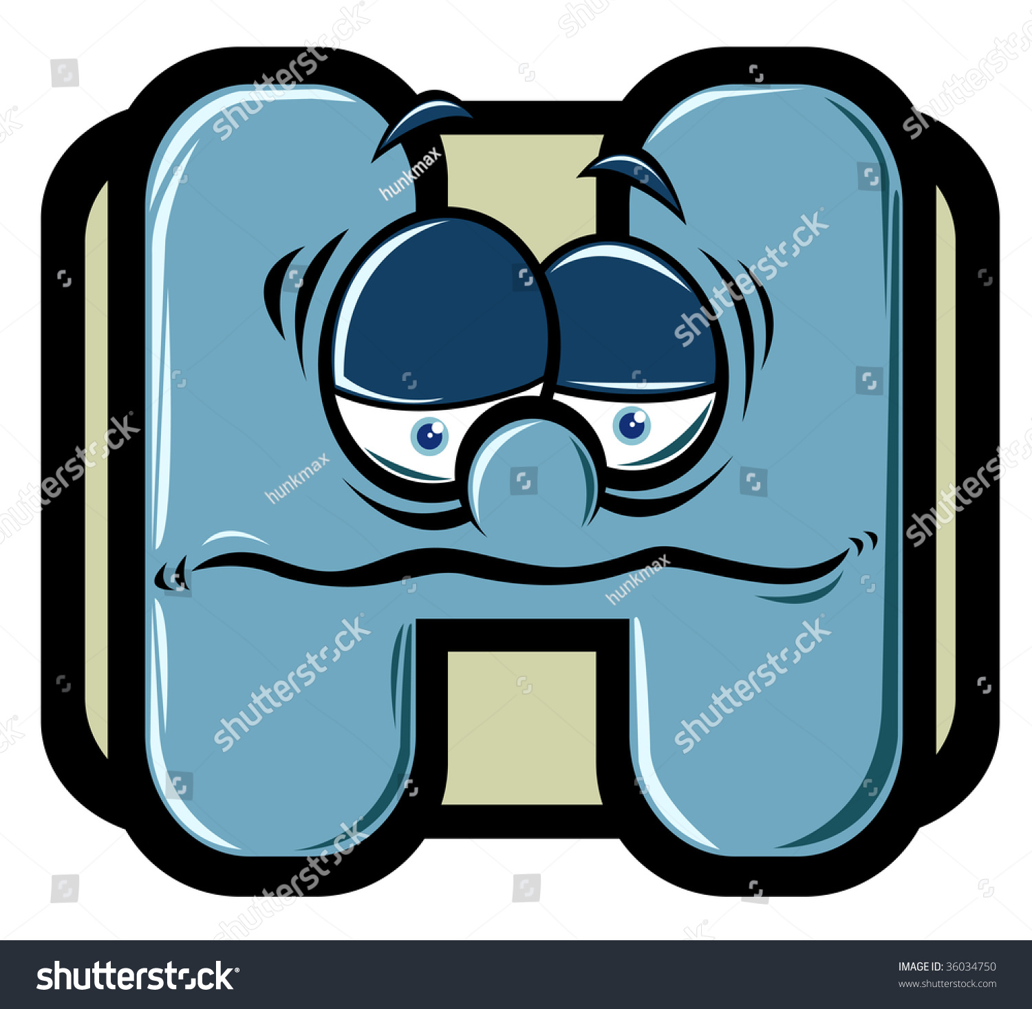 Cartoon Letter Stock Vector Illustration 36034750 : Shutterstock