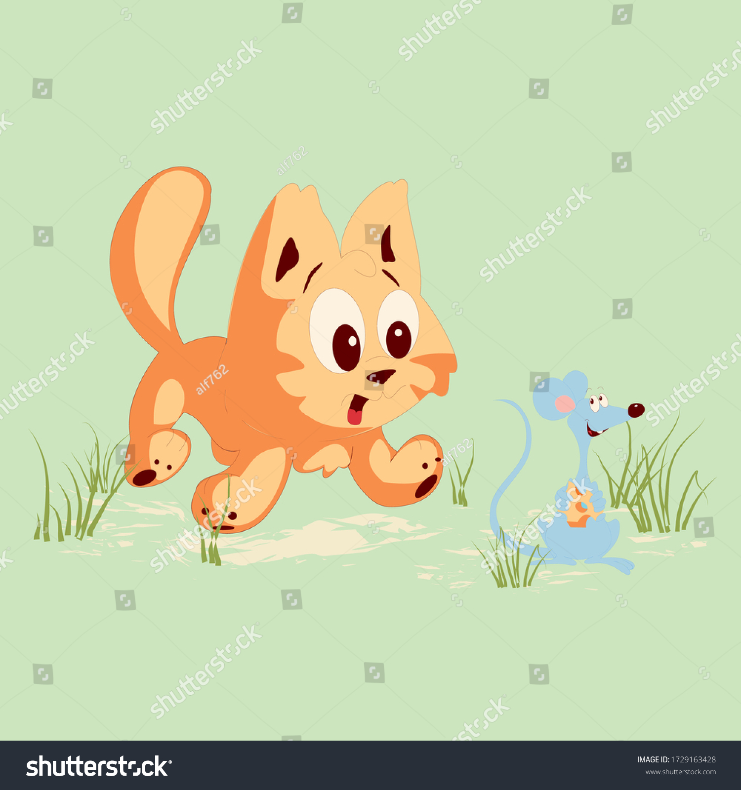 Cartoon Little Cat Mouse Vector Character Stock Vector Royalty Free Cartoon Little Cat Mouse Vector Character Stock Vector Royalty Free