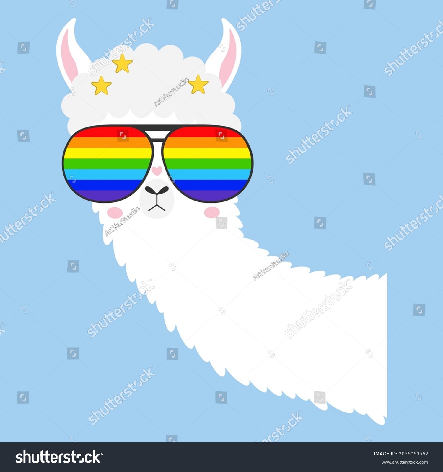 SVG of Cartoon llama illustration, vector kawaii llama. Each of the llamas is saved in a separate file for ease of use. Files in which alpaca llamas are saved. svg