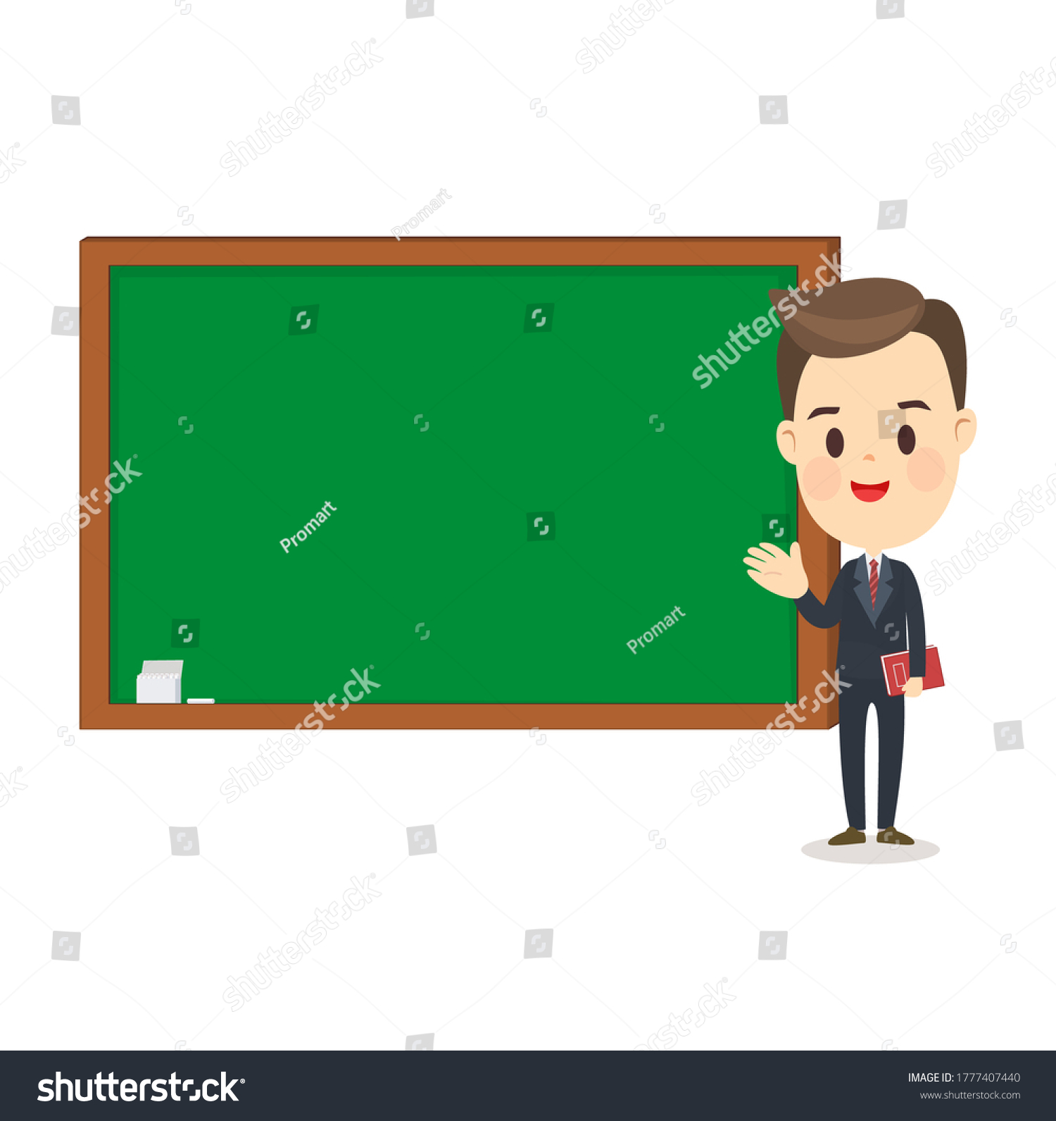 Cartoon Male Teacher Character Vector Stock Vector (Royalty Free ...