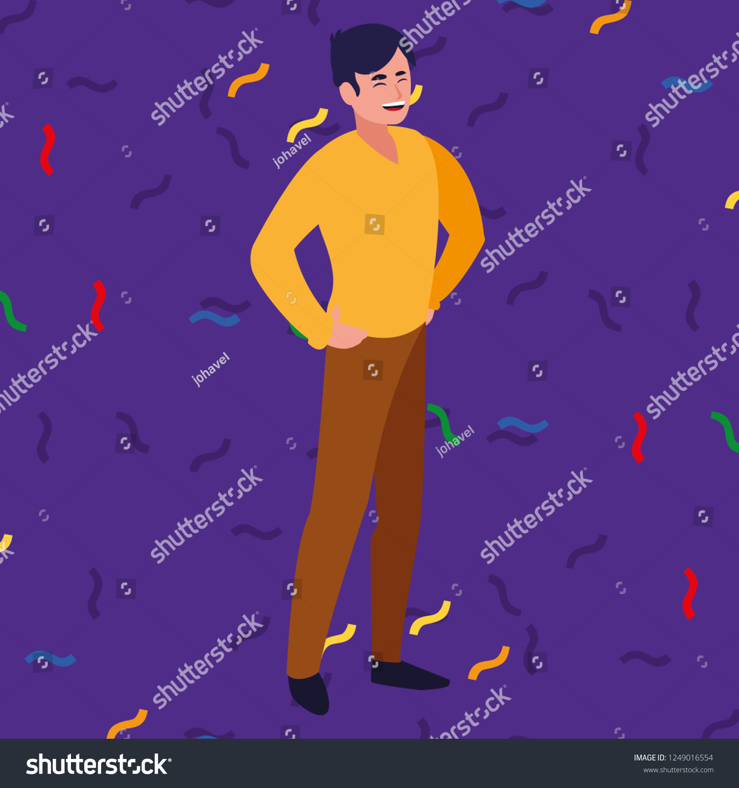 Cartoon Man Icon Stock Vector Royalty Free 1249016554 Shutterstock 4673