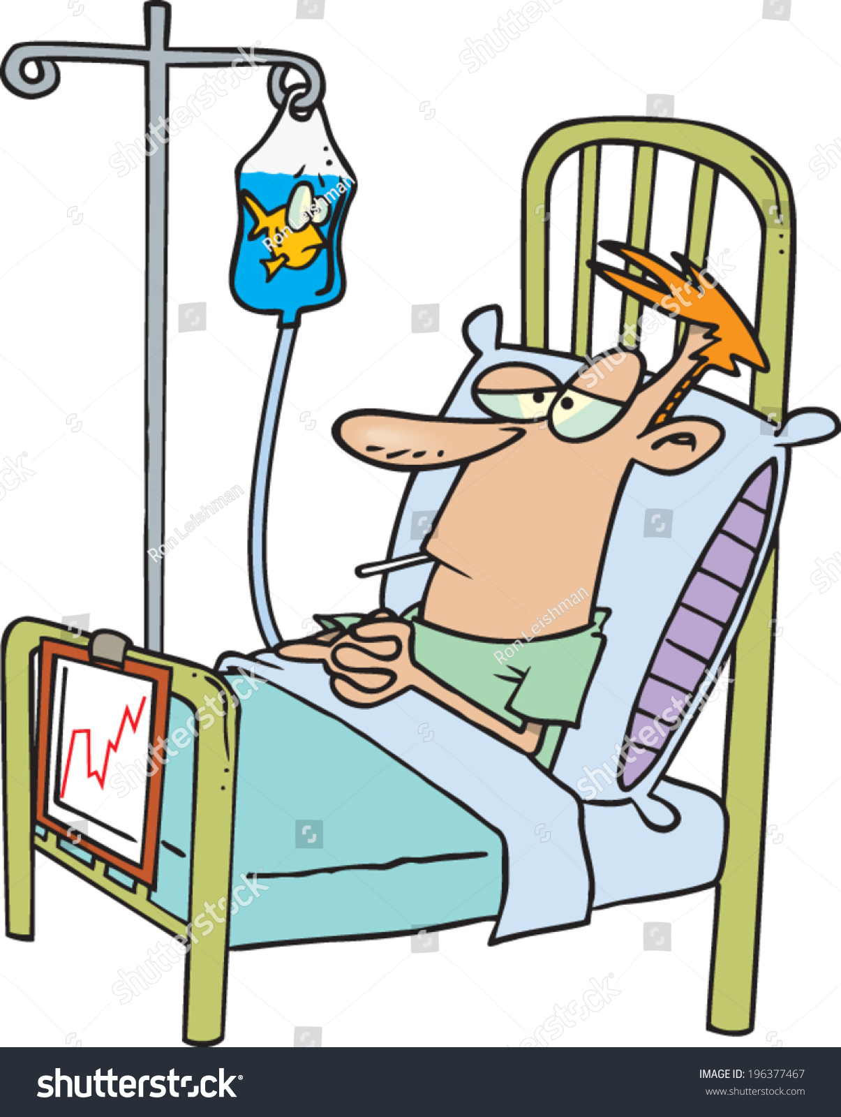 Hospital Bed Cartoon