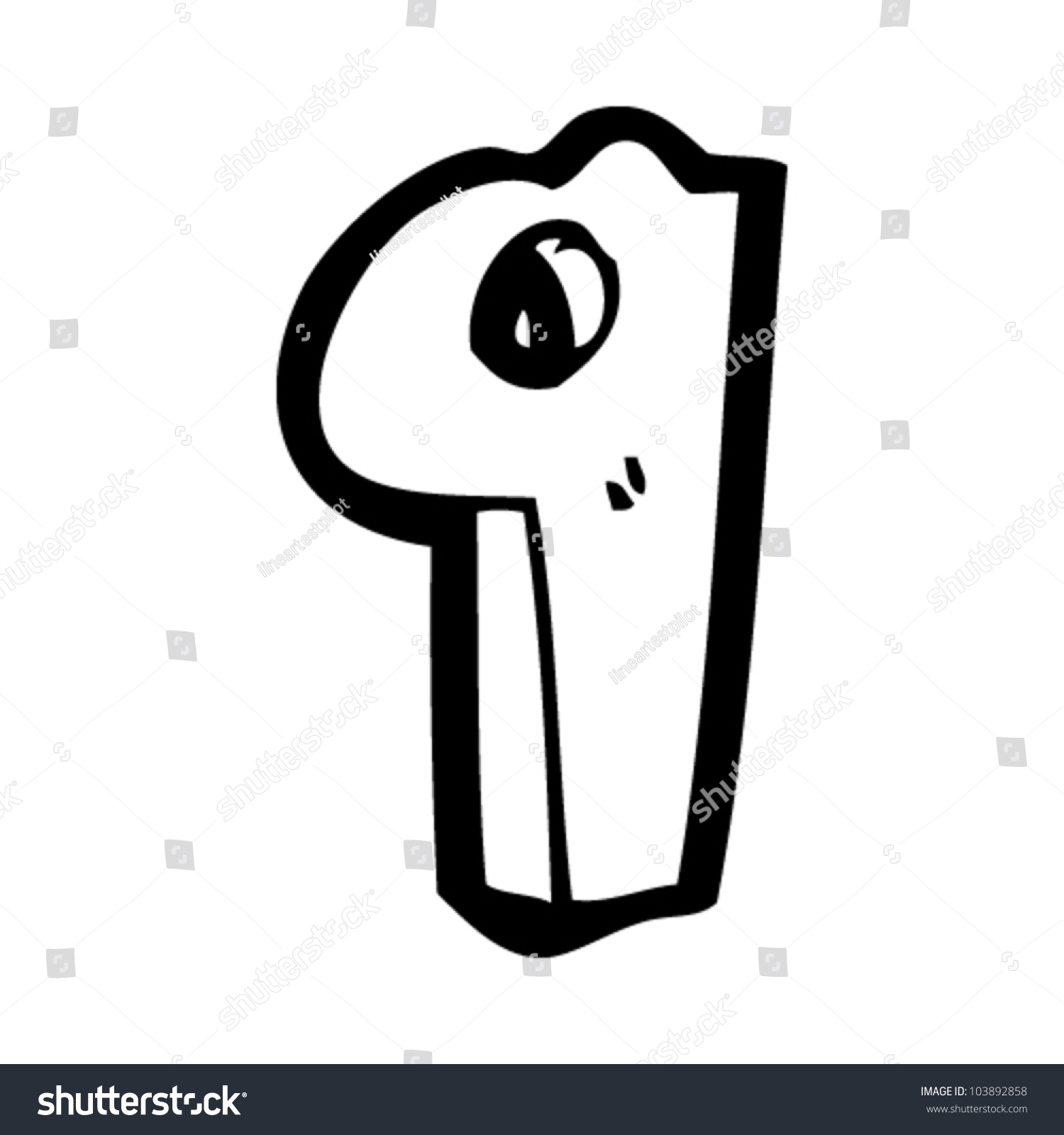 Cartoon Number 1 Stock Vector (Royalty Free) 103892858 | Shutterstock