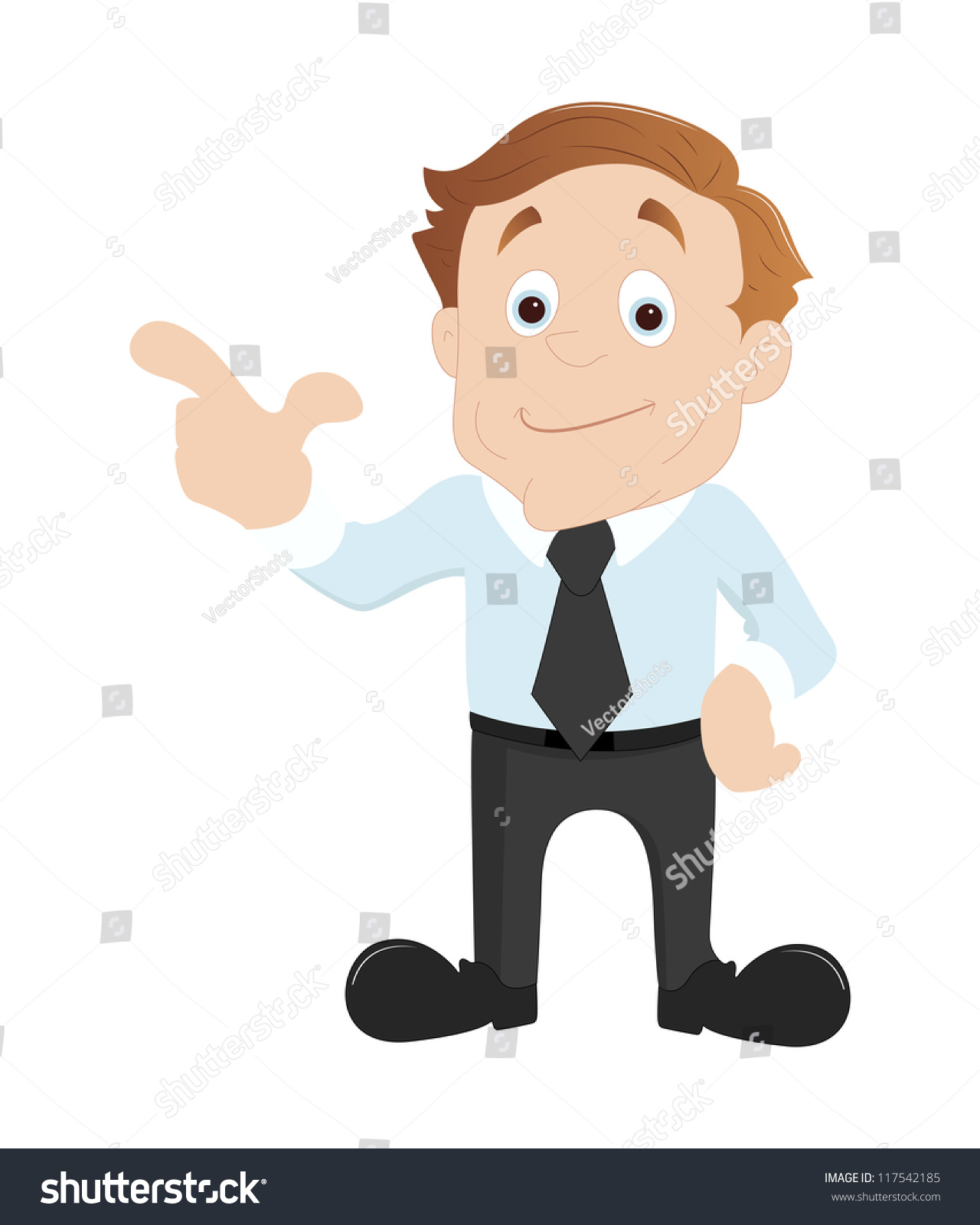 Cartoon Officer Stock Vector 117542185 - Shutterstock