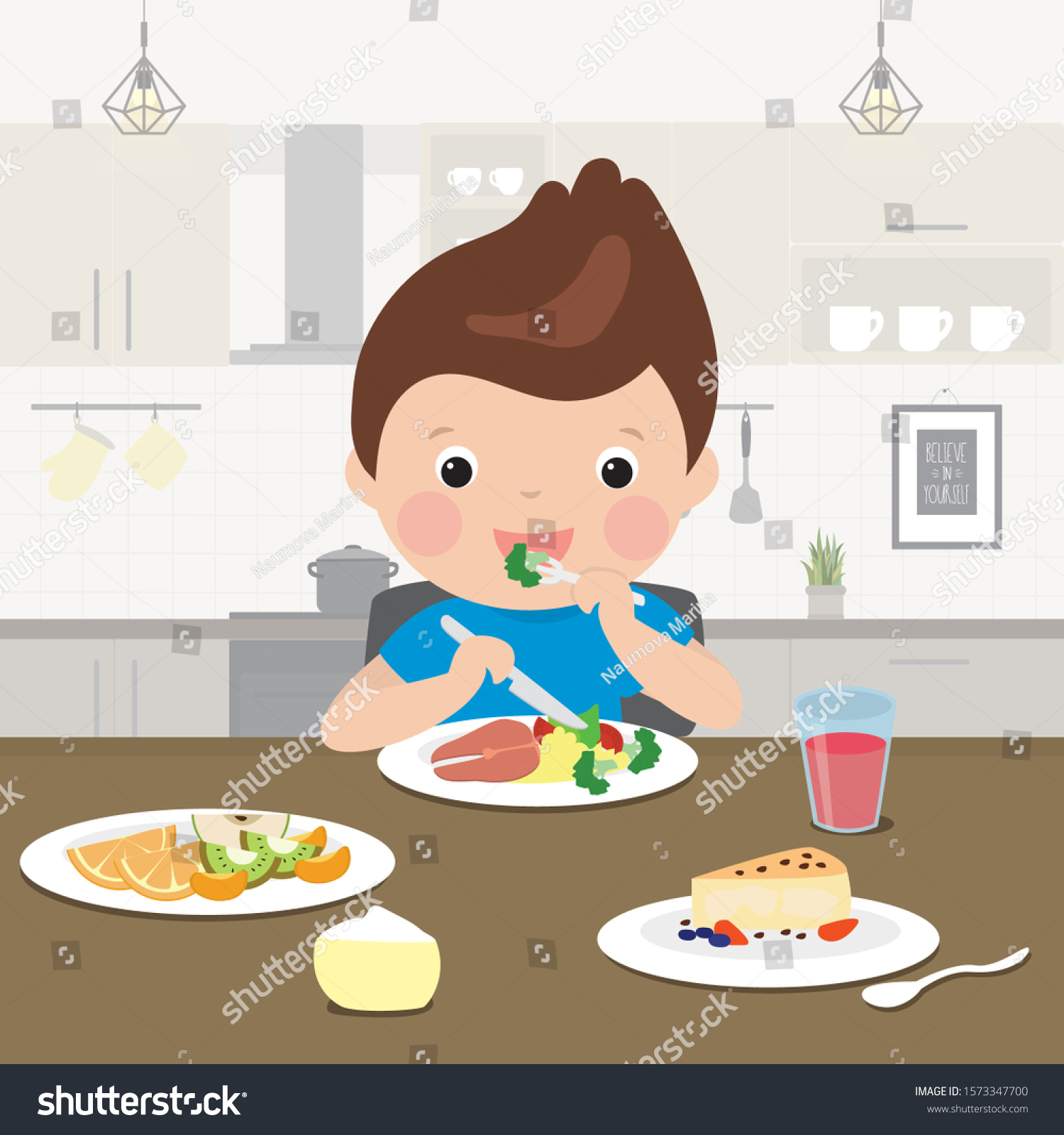 Cartoon Preschooler Boy Have Lunch Healthy 1573347700 cartoon-preschooler-boy-have-lunch-healthy-1573347700