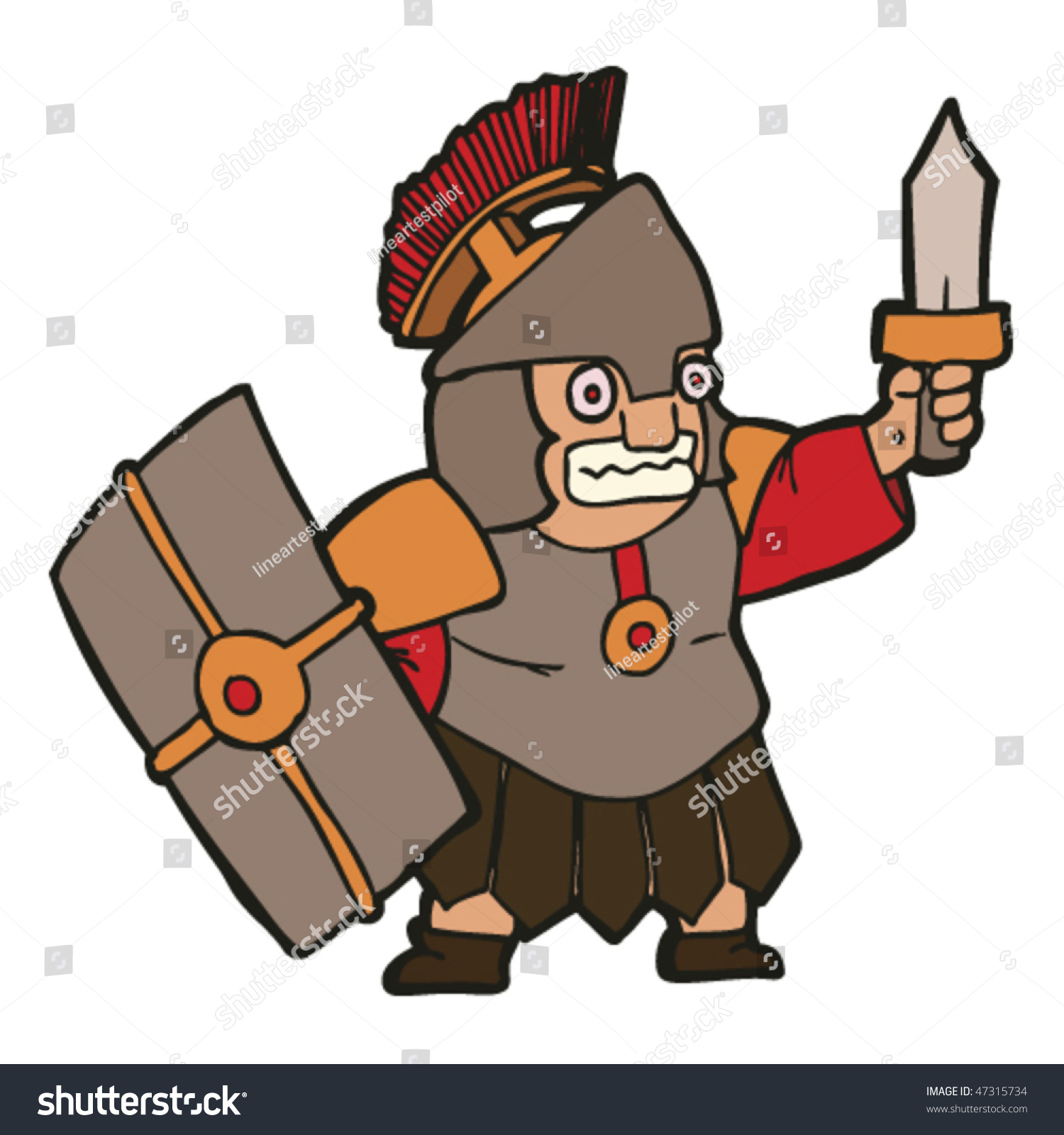 Cartoon Roman Stock Vector Illustration 47315734 : Shutterstock