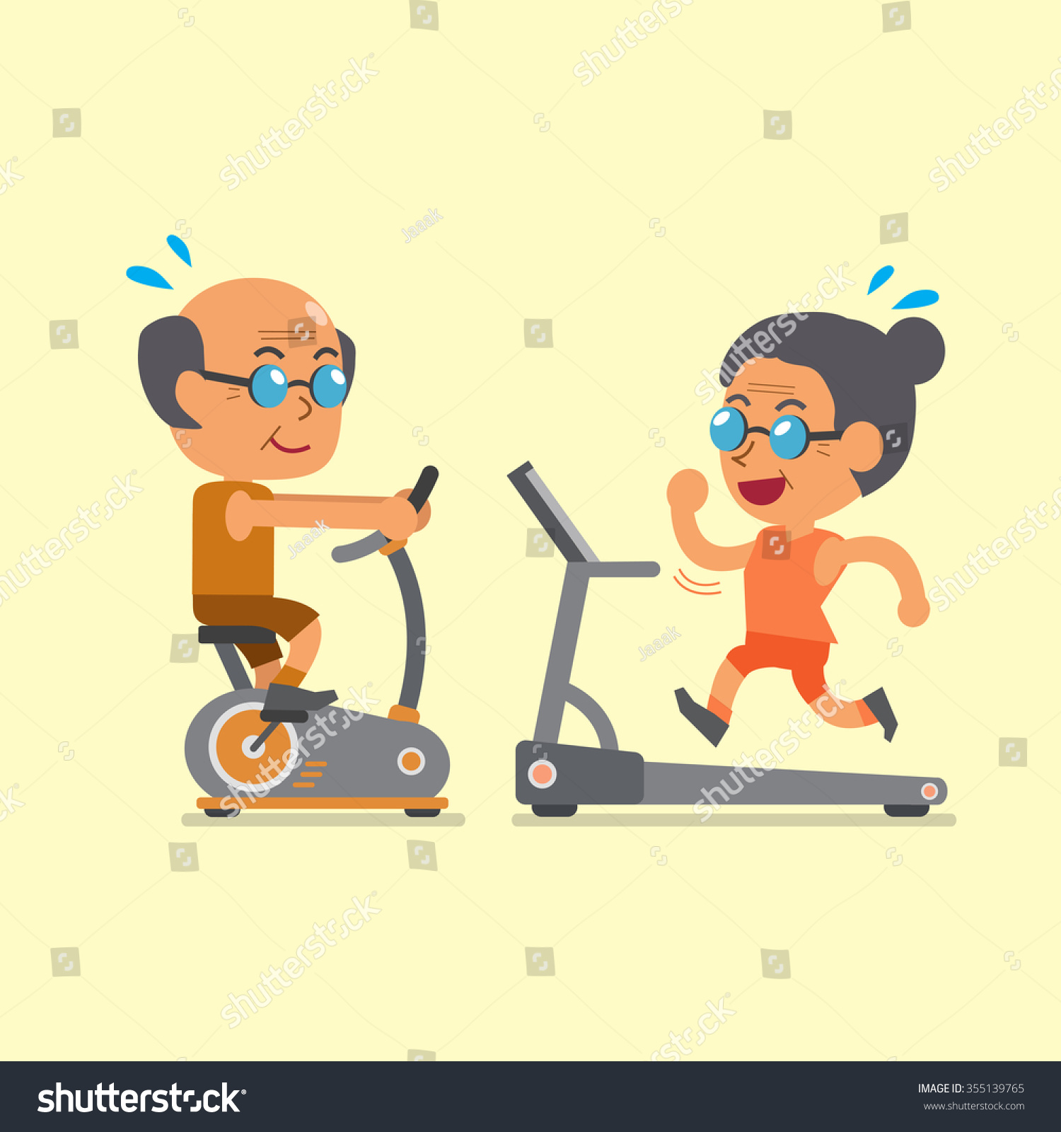 bike and treadmill